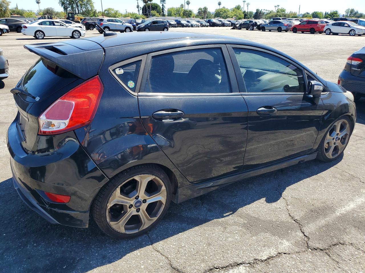 2015 Ford Fiesta St Black vin: 3FADP4GXXFM149132