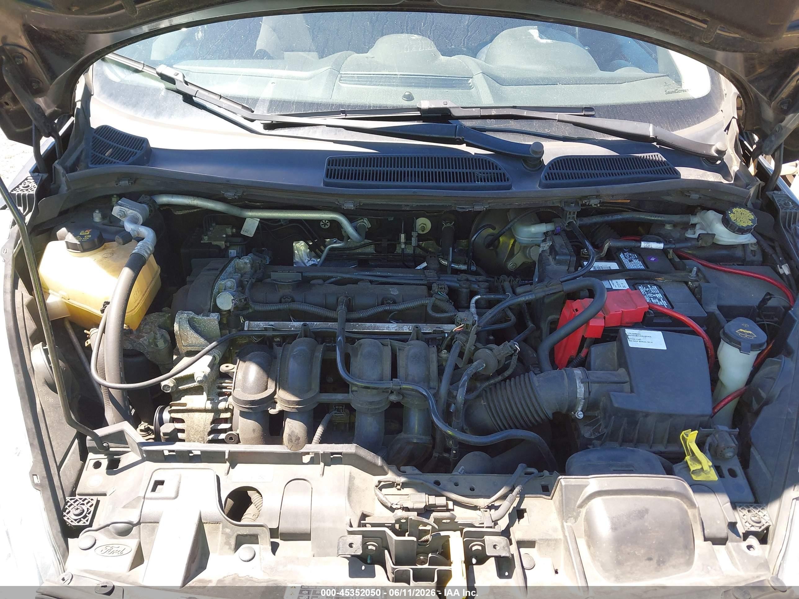 2014 Ford Fiesta S Black vin: 3FADP4TJ0EM127527