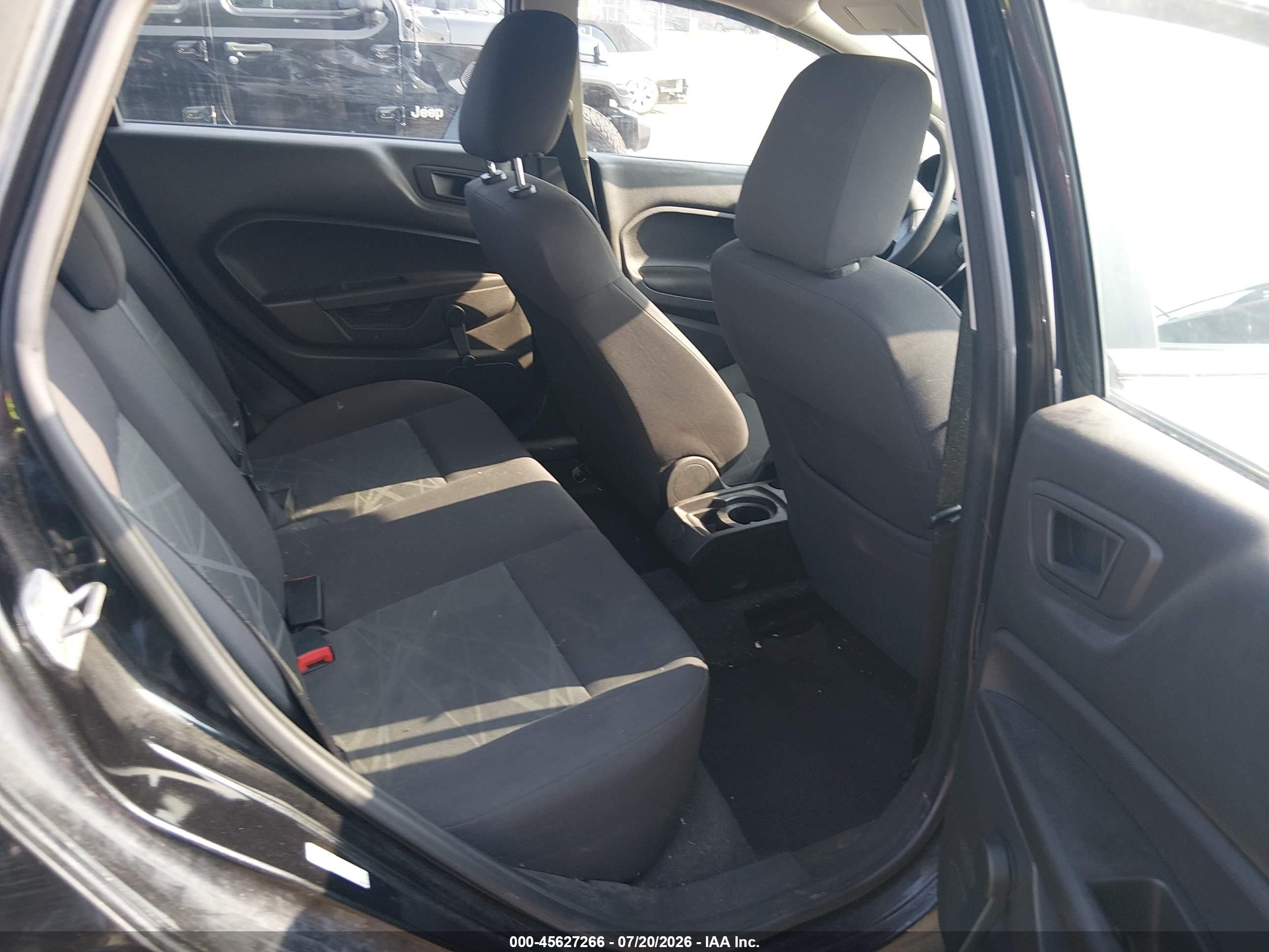 2014 Ford Fiesta S Black vin: 3FADP4TJ1EM127651
