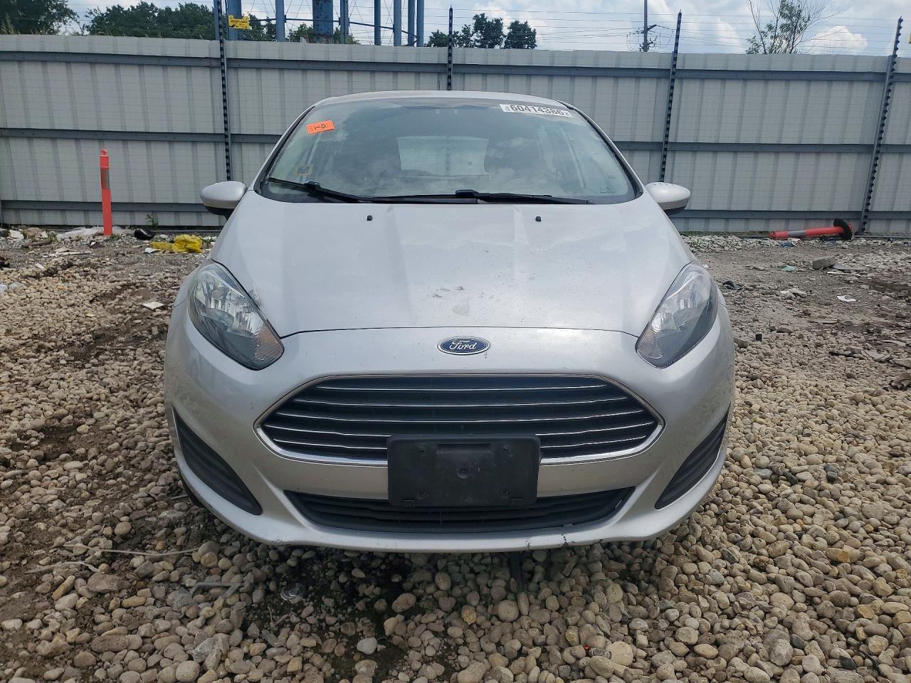 2014 Ford Fiesta S Silver vin: 3FADP4TJ1EM226342