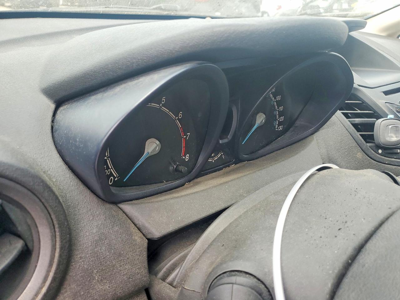 2014 Ford Fiesta S Silver vin: 3FADP4TJ1EM226342