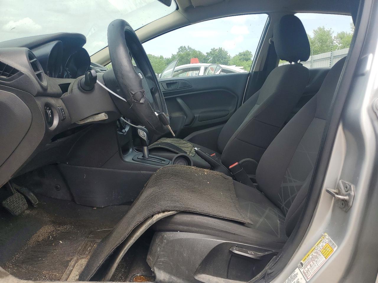 2014 Ford Fiesta S Silver vin: 3FADP4TJ1EM226342