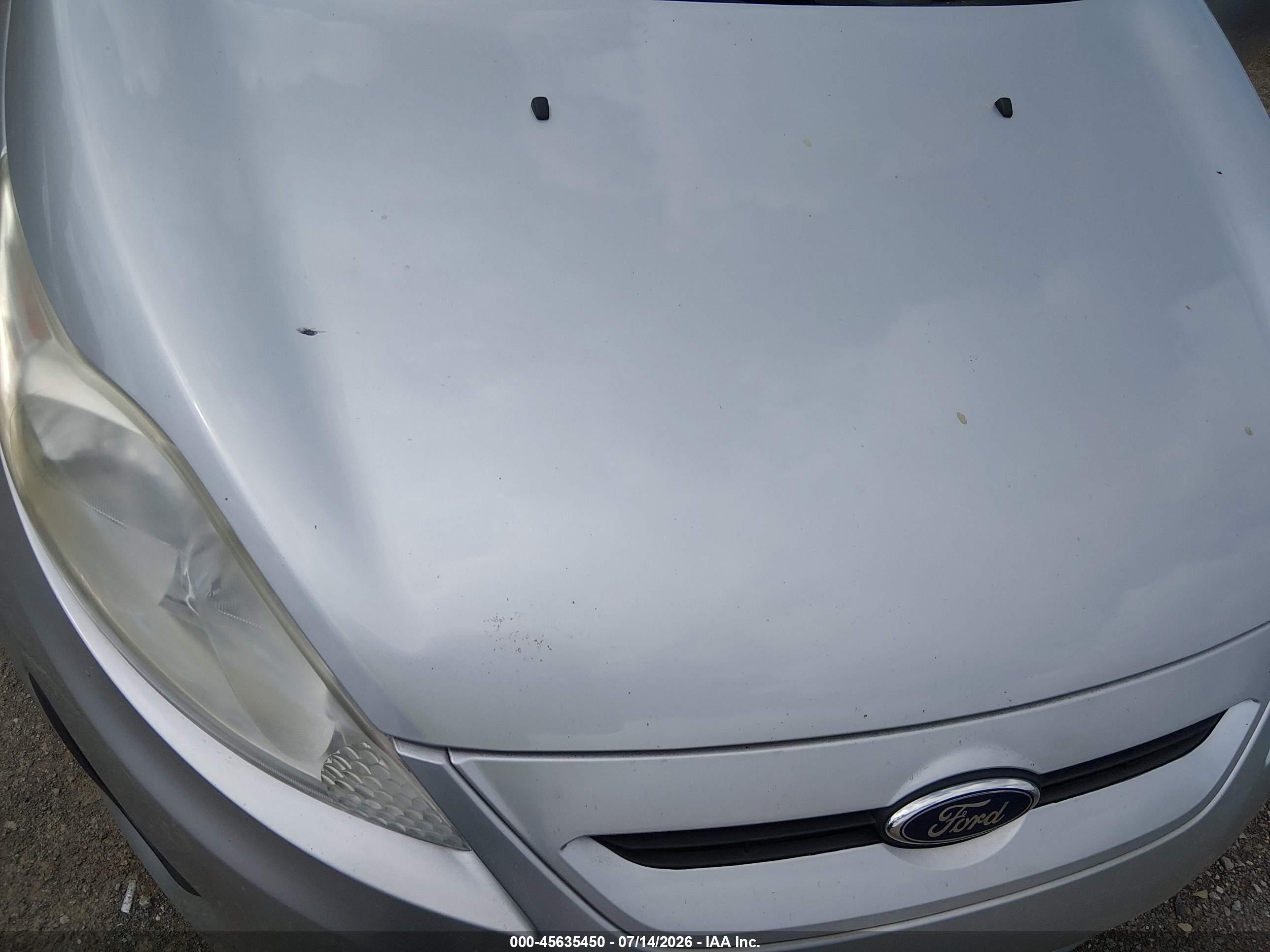2013 Ford Fiesta S Silver vin: 3FADP4TJ2DM203215