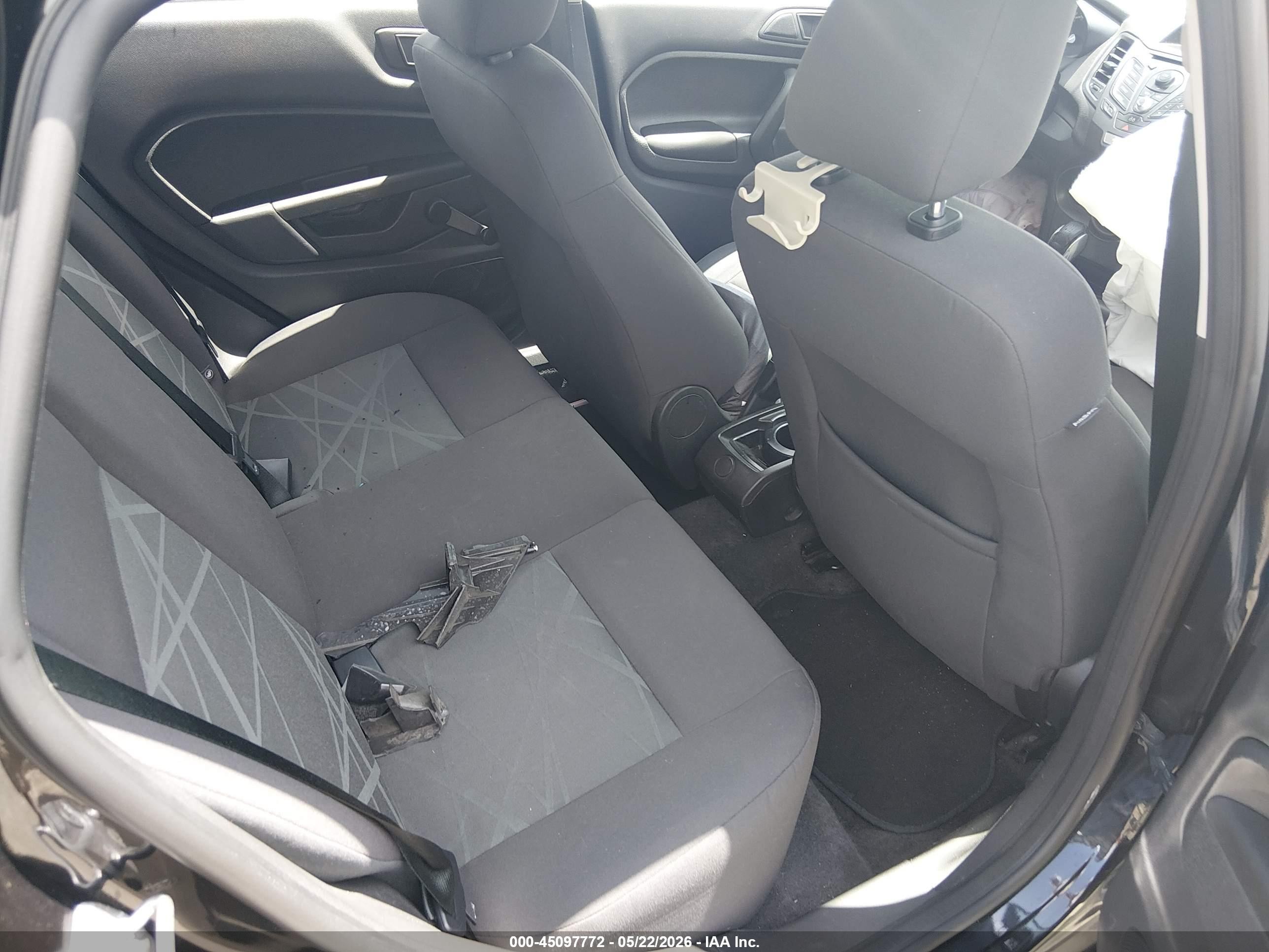 2014 Ford Fiesta S Black vin: 3FADP4TJ2EM191245