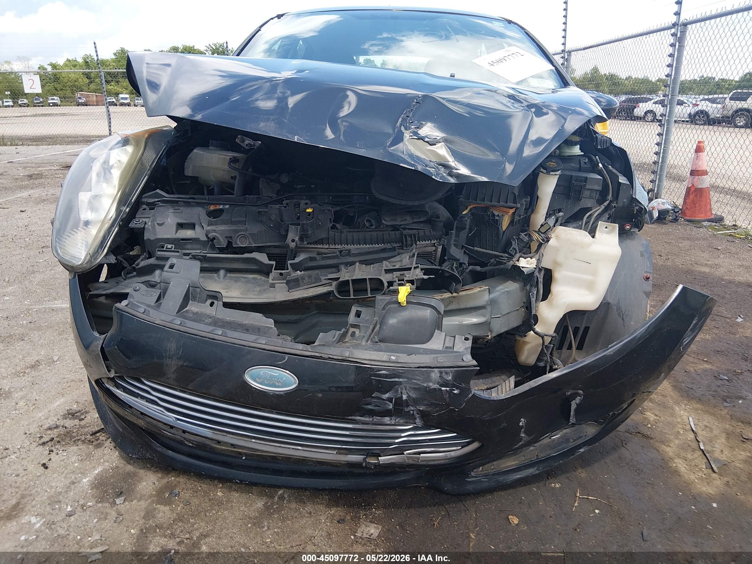 2014 Ford Fiesta S Black vin: 3FADP4TJ2EM191245