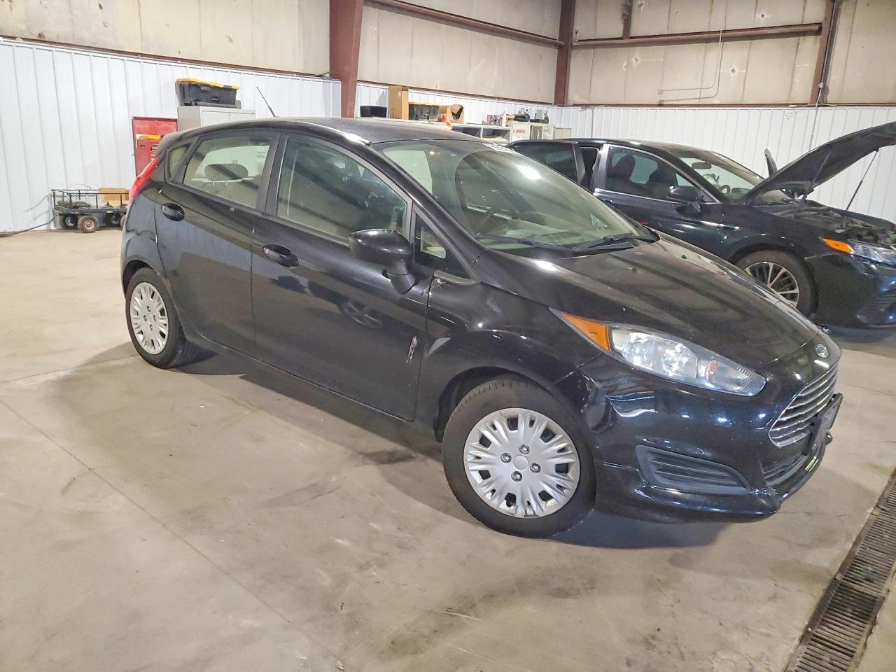 2015 Ford Fiesta S Black vin: 3FADP4TJ3FM100839