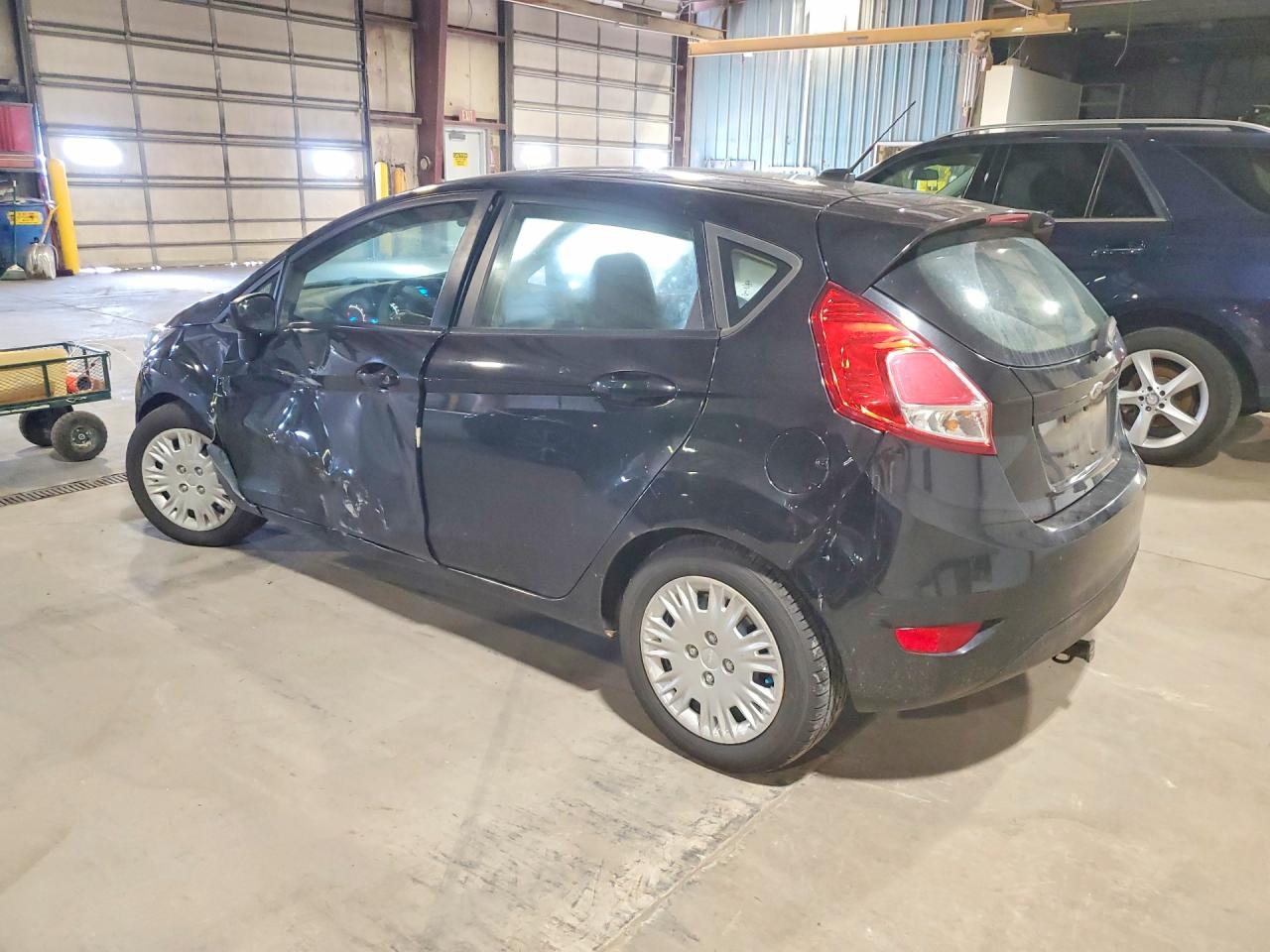 2015 Ford Fiesta S Black vin: 3FADP4TJ3FM100839