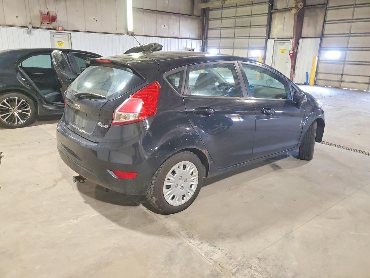 2015 Ford Fiesta S Black vin: 3FADP4TJ3FM100839