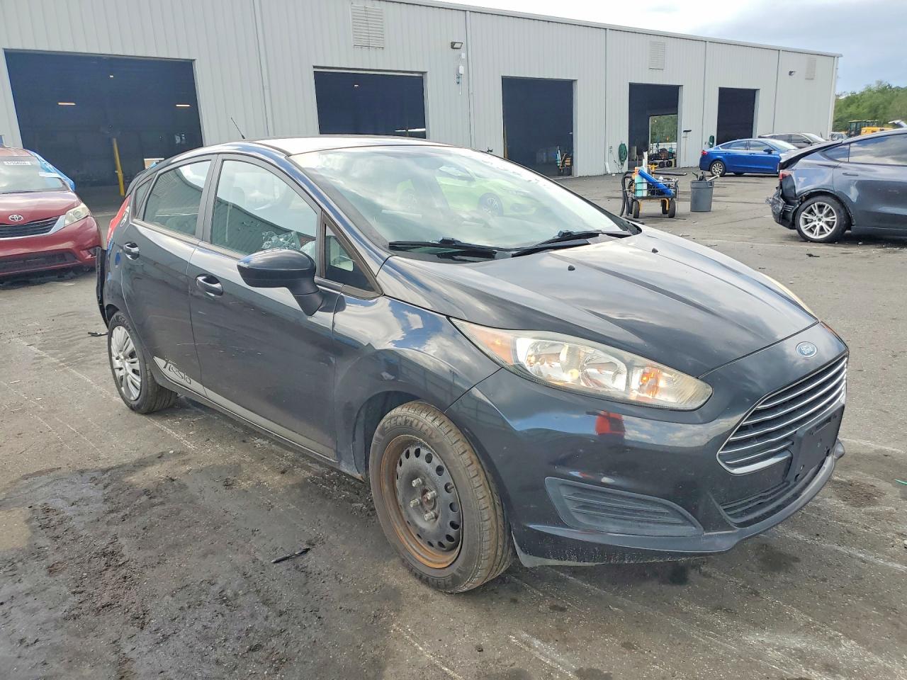 2015 Ford Fiesta S Black vin: 3FADP4TJ3FM150480