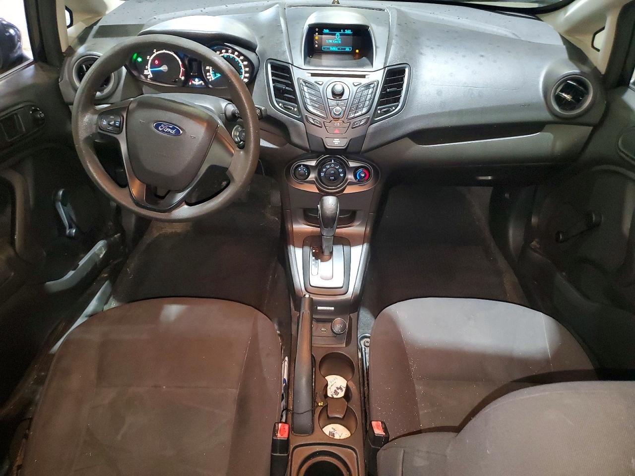 2015 Ford Fiesta S Black vin: 3FADP4TJ3FM150480