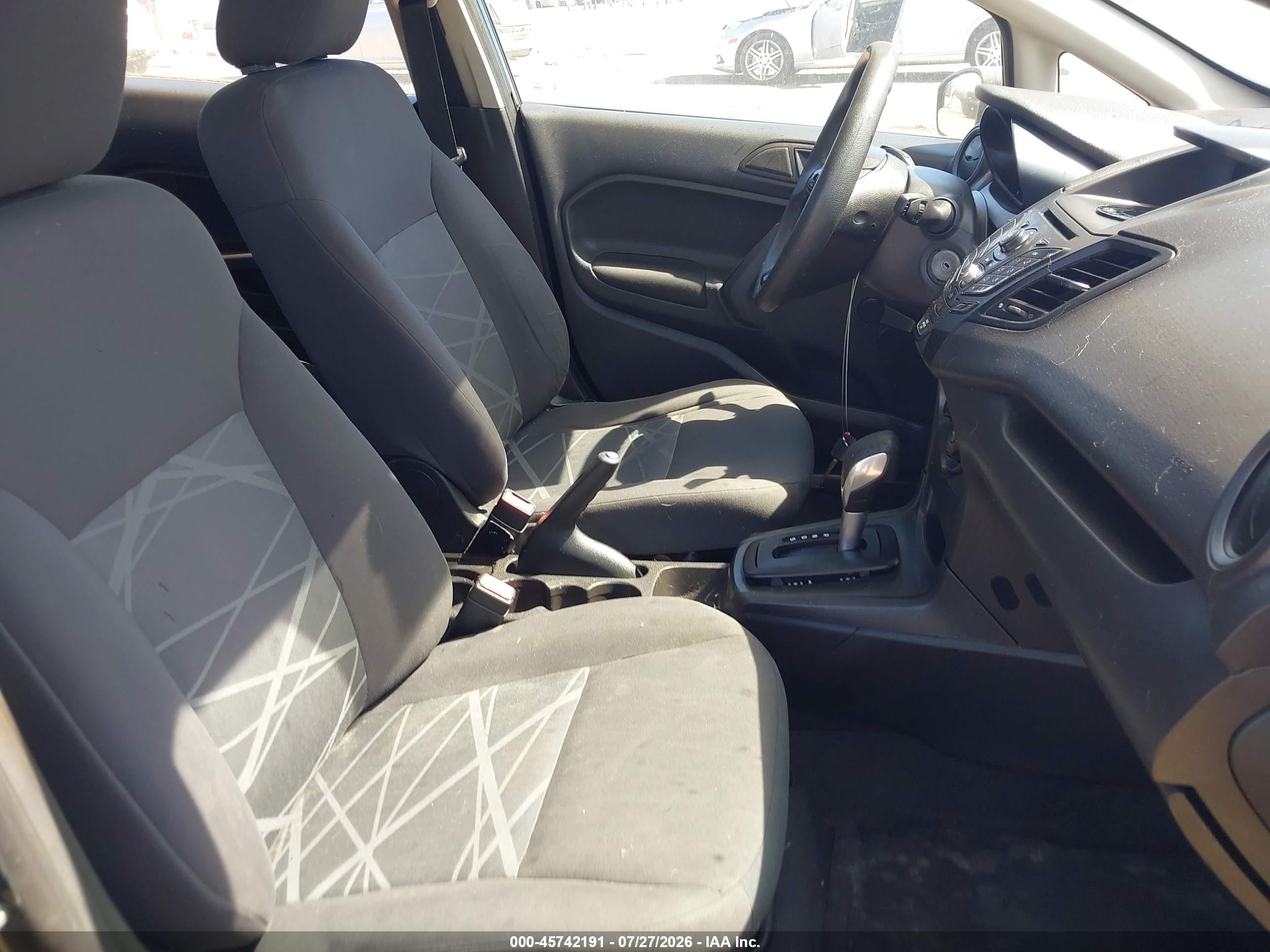 2014 Ford Fiesta S Black vin: 3FADP4TJ4EM206859