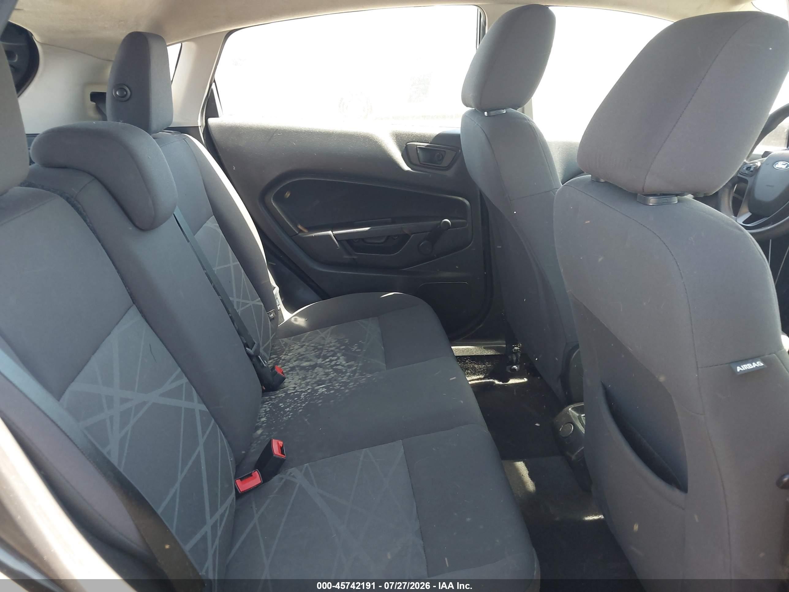 2014 Ford Fiesta S Black vin: 3FADP4TJ4EM206859