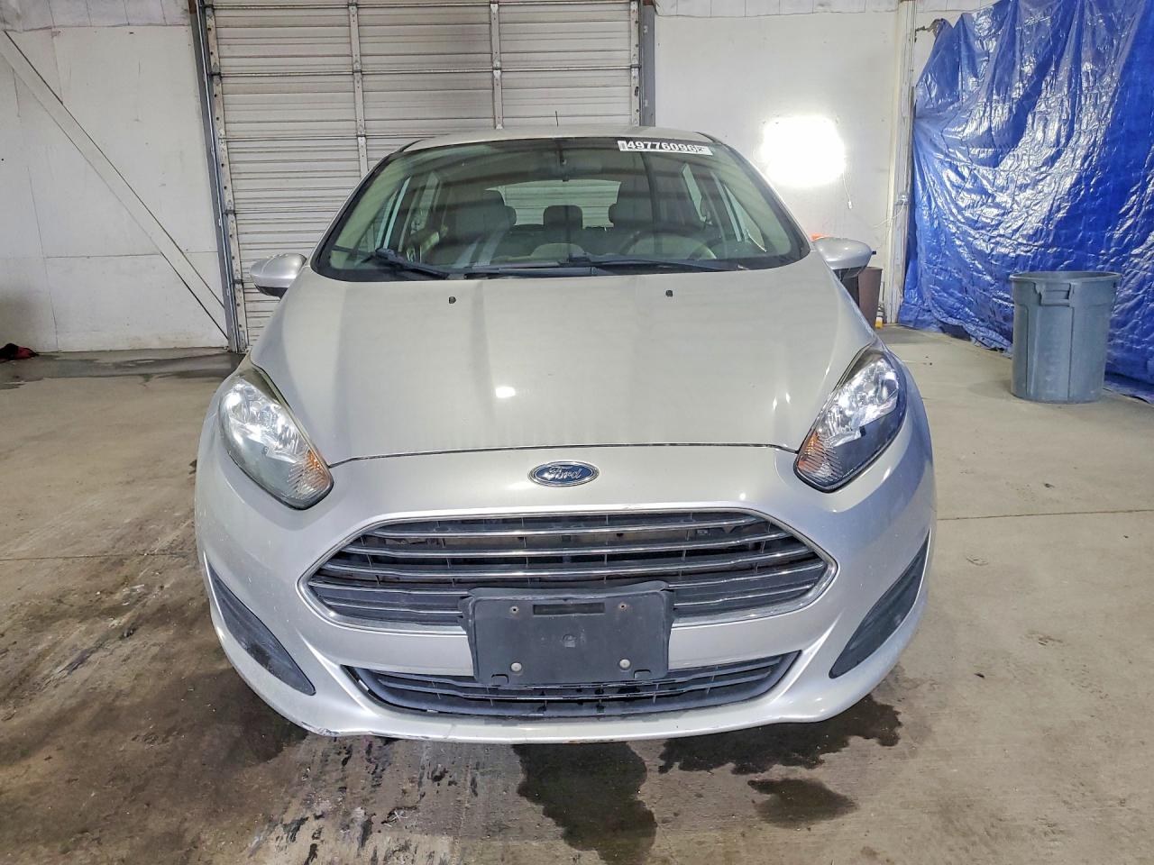 2014 Ford Fiesta S Silver vin: 3FADP4TJ4EM221300