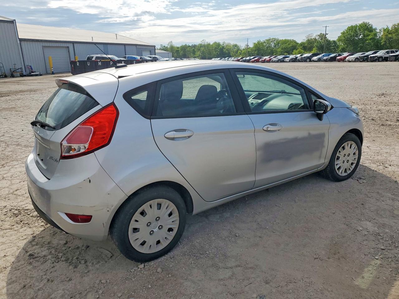 2014 Ford Fiesta S Silver vin: 3FADP4TJ4EM221300