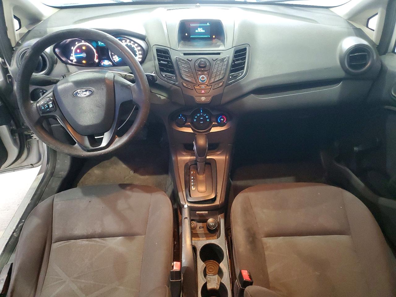 2014 Ford Fiesta S Silver vin: 3FADP4TJ4EM221300