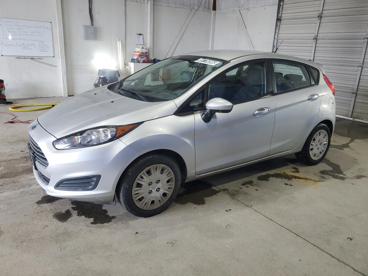 2014 Ford Fiesta S Silver vin: 3FADP4TJ4EM221300 Damage: Left Front Tire, Worn, Replacement Required