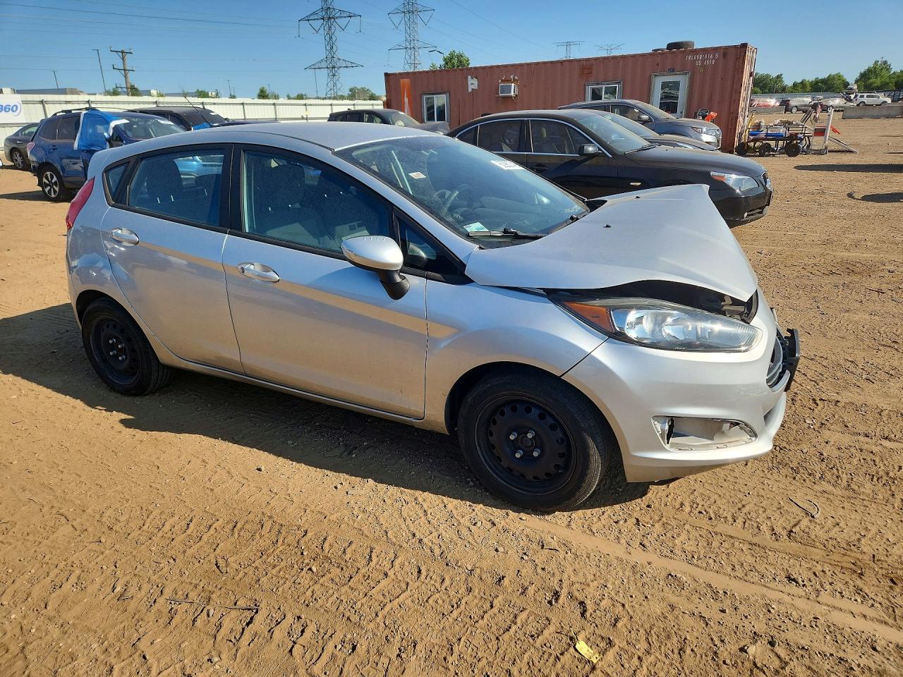 2015 Ford Fiesta S Silver vin: 3FADP4TJ4FM167059