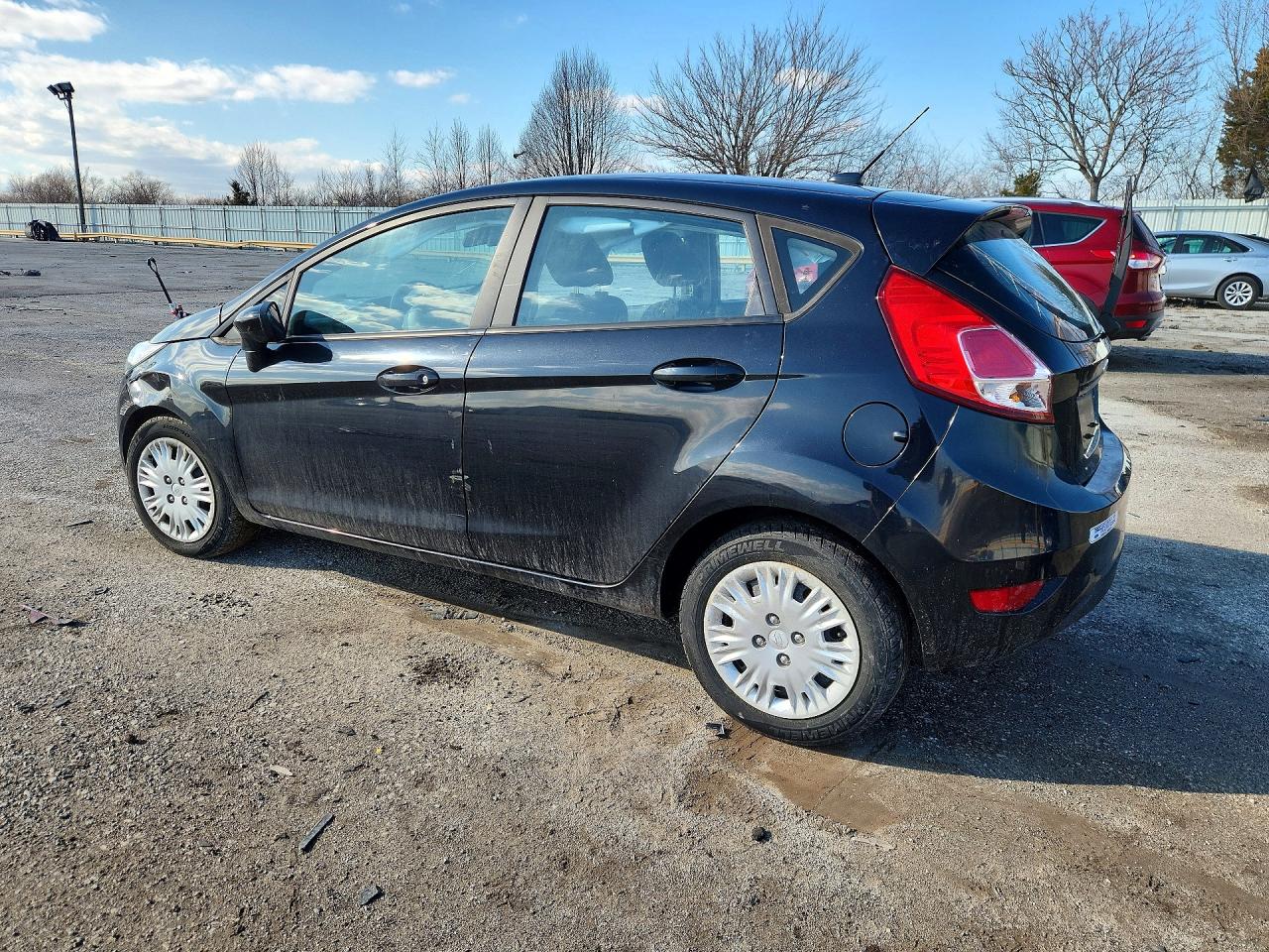 2015 Ford Fiesta S Black vin: 3FADP4TJ7FM126554