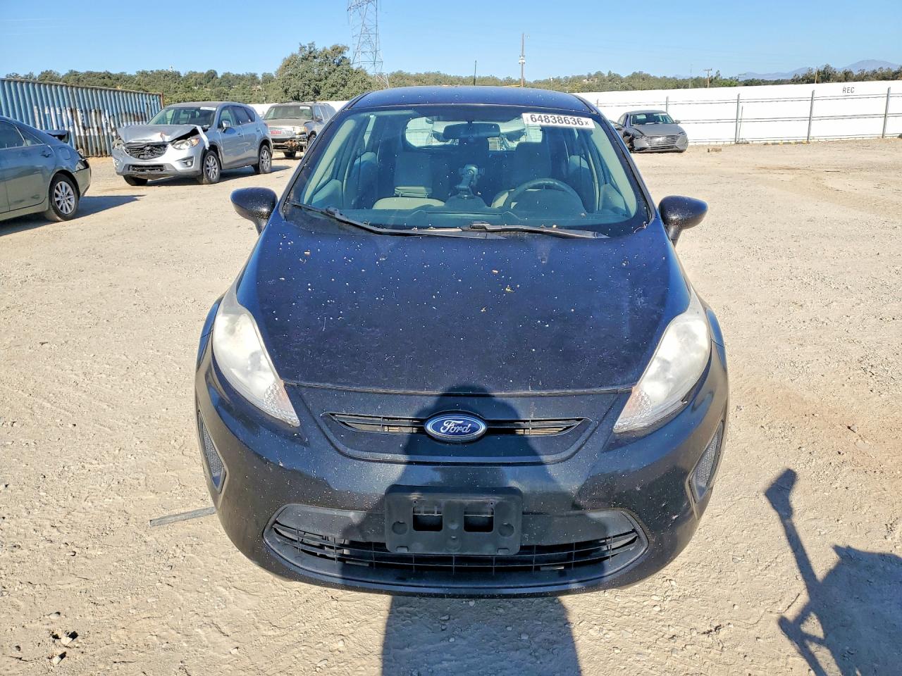 2013 Ford Fiesta S Угольный vin: 3FADP4TJ8DM226580