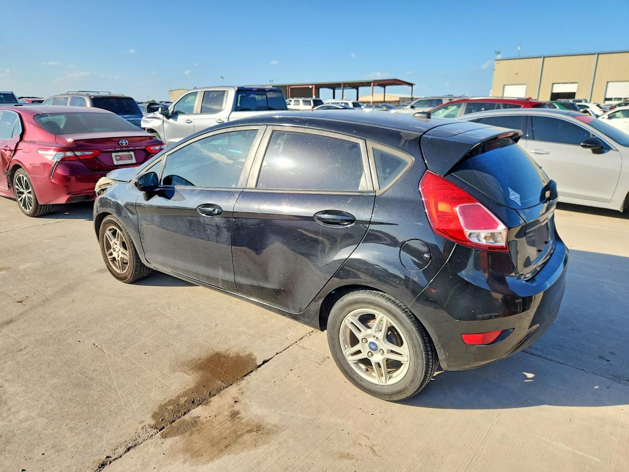 2014 Ford Fiesta S Black vin: 3FADP4TJ8EM206833