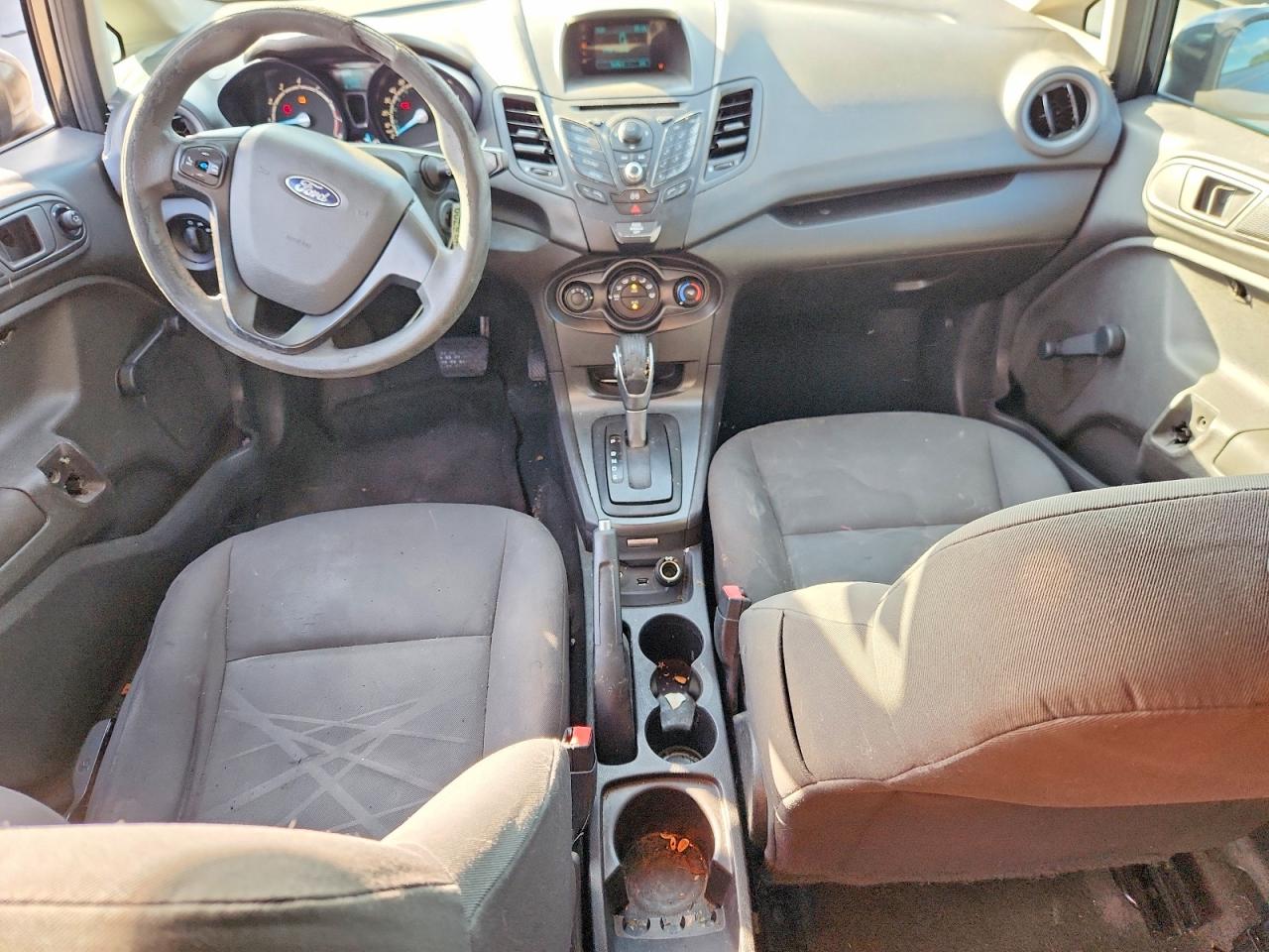 2014 Ford Fiesta S Black vin: 3FADP4TJ8EM206833