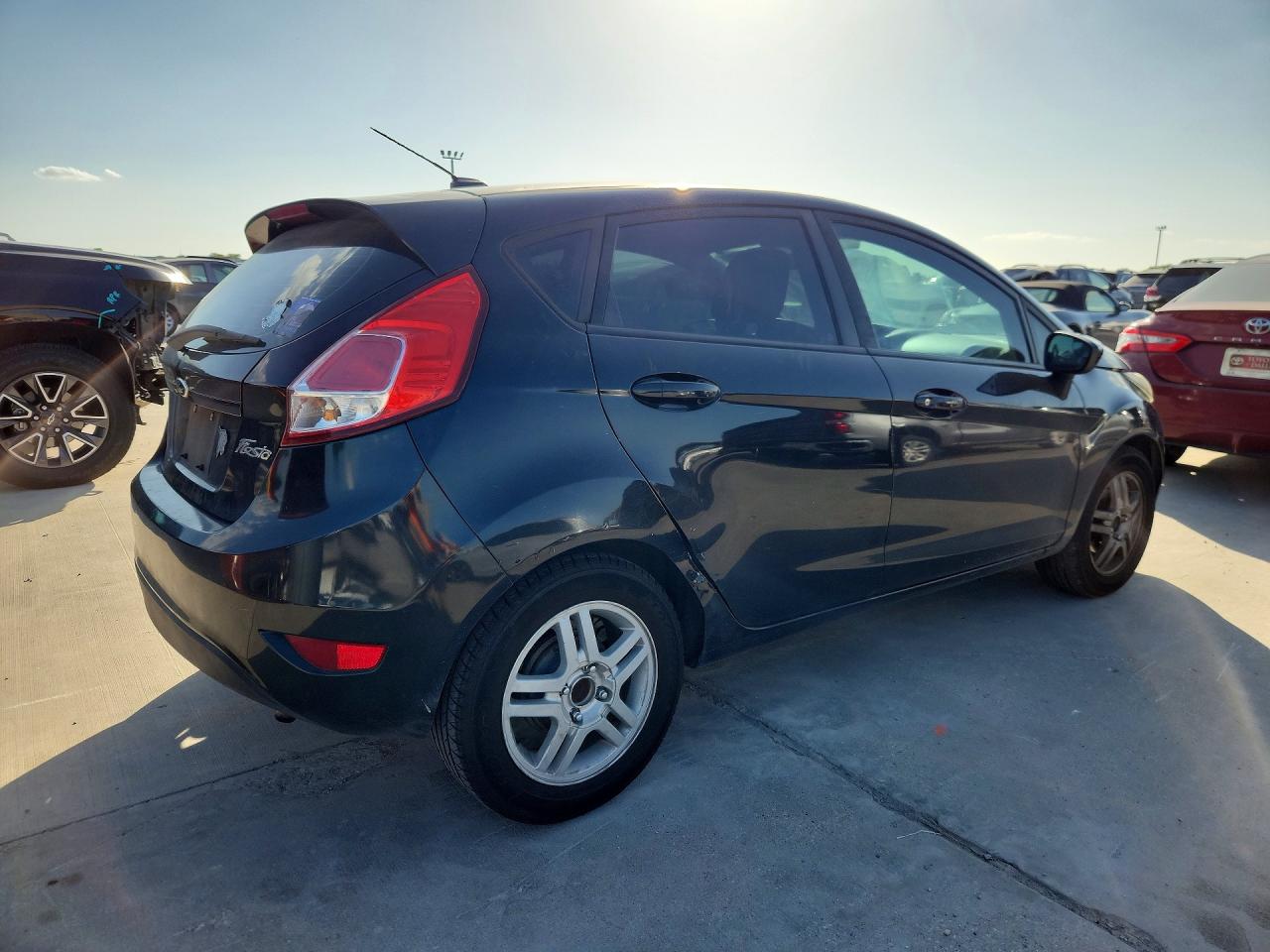 2014 Ford Fiesta S Black vin: 3FADP4TJ8EM206833