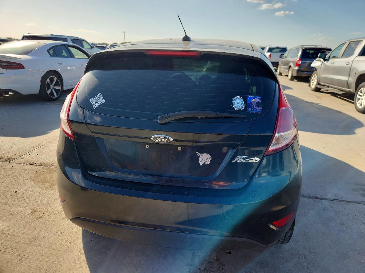 2014 Ford Fiesta S Black vin: 3FADP4TJ8EM206833