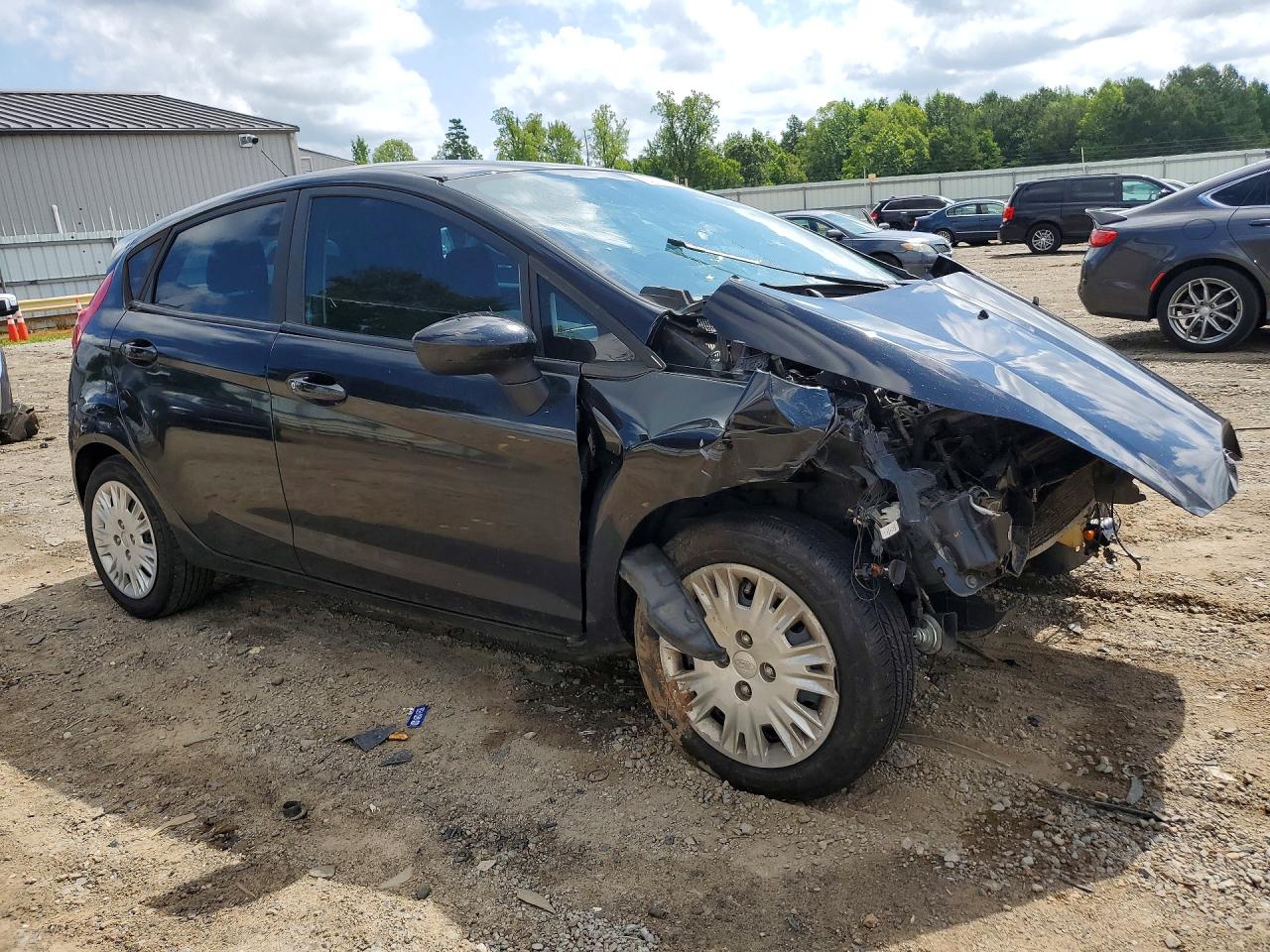 2014 Ford Fiesta S Black vin: 3FADP4TJXEM206770