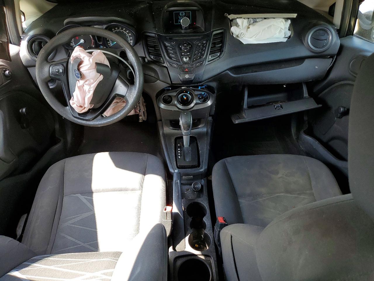 2014 Ford Fiesta S Black vin: 3FADP4TJXEM206770