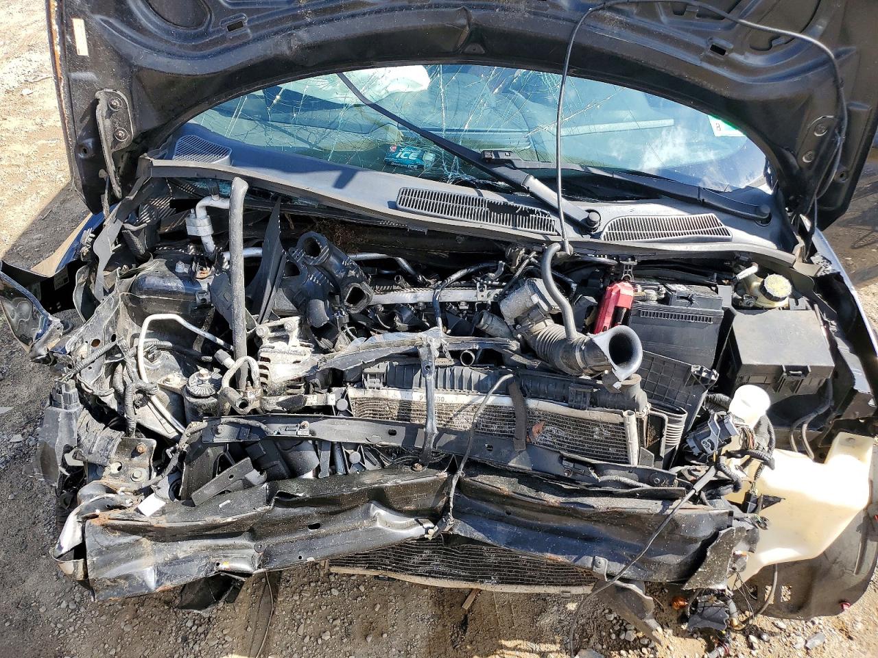 2014 Ford Fiesta S Black vin: 3FADP4TJXEM206770