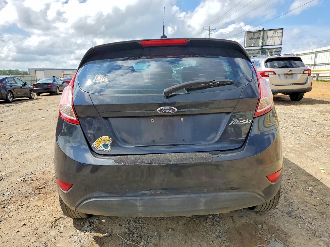 2014 Ford Fiesta S Black vin: 3FADP4TJXEM206770