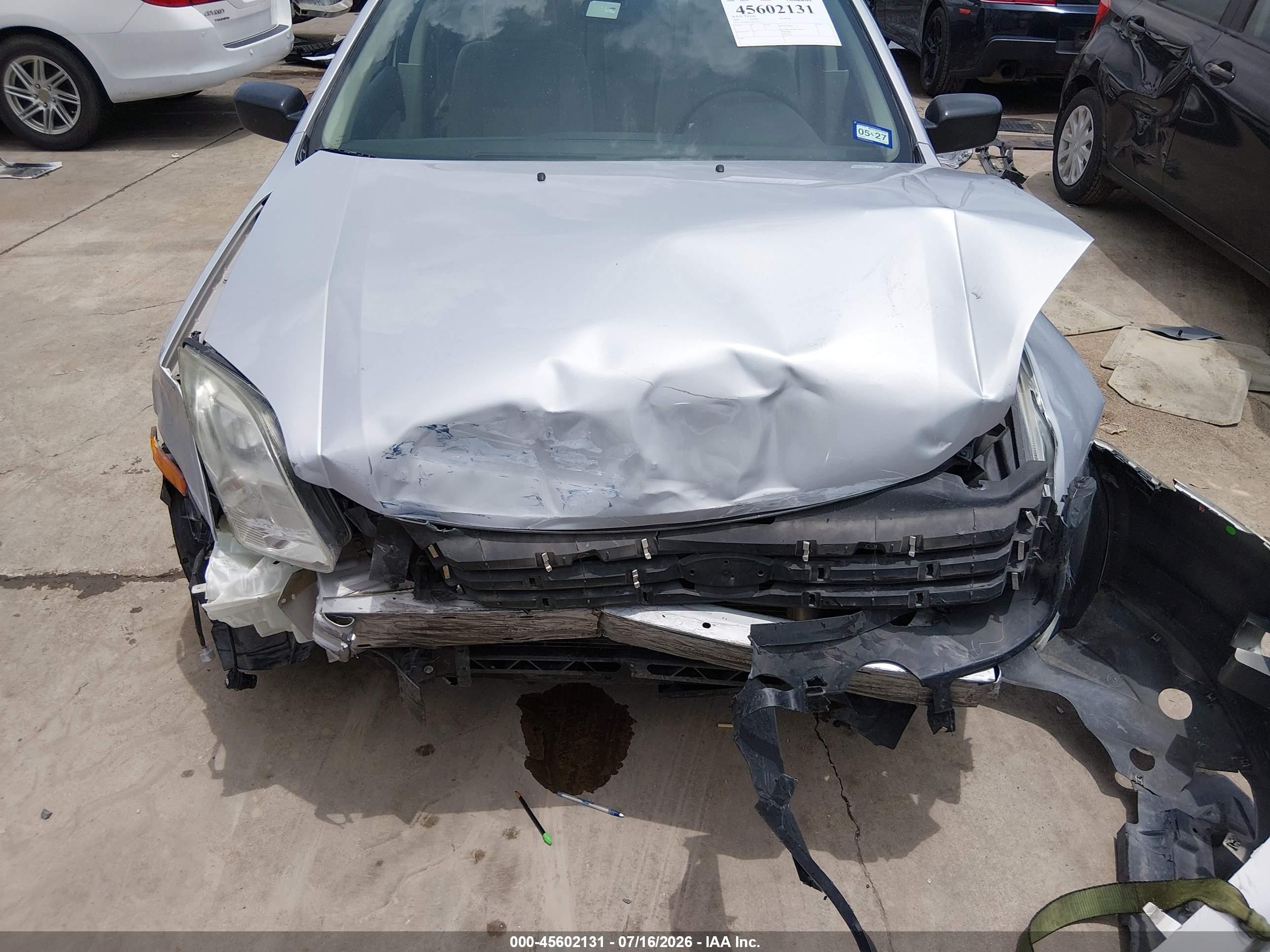2006 Ford Fusion S Silver vin: 3FAFP06Z16R195245