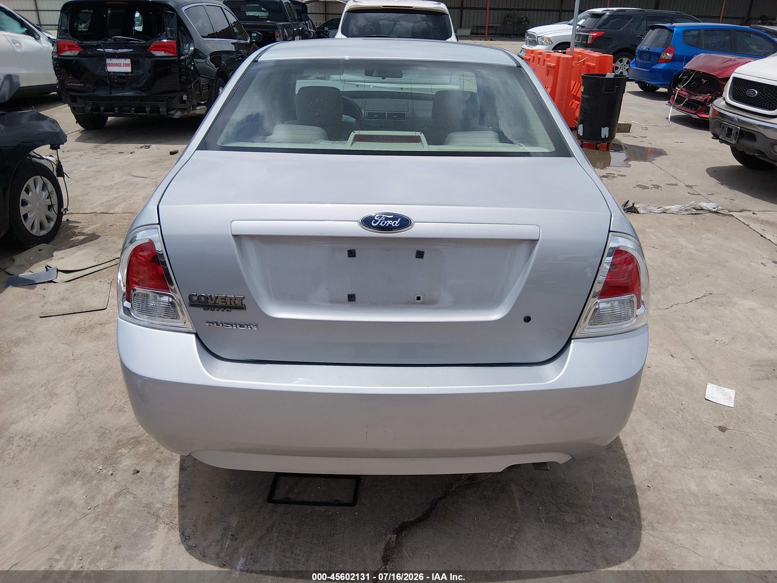 2006 Ford Fusion S Silver vin: 3FAFP06Z16R195245