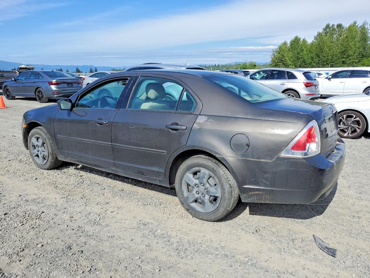 2006 Ford Fusion S Black vin: 3FAFP06Z46R194963