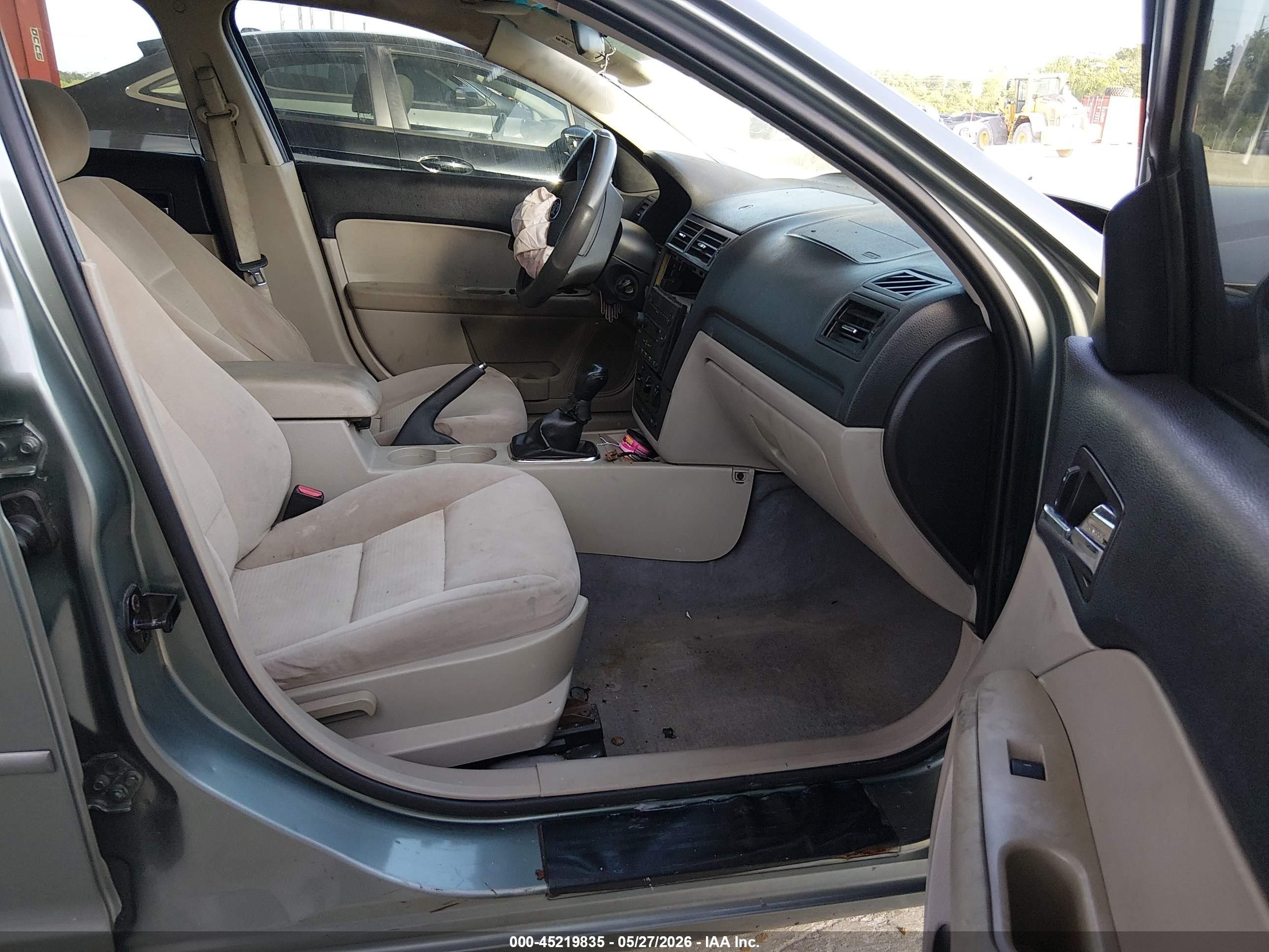 2006 Ford Fusion S Teal vin: 3FAFP06Z46R212703
