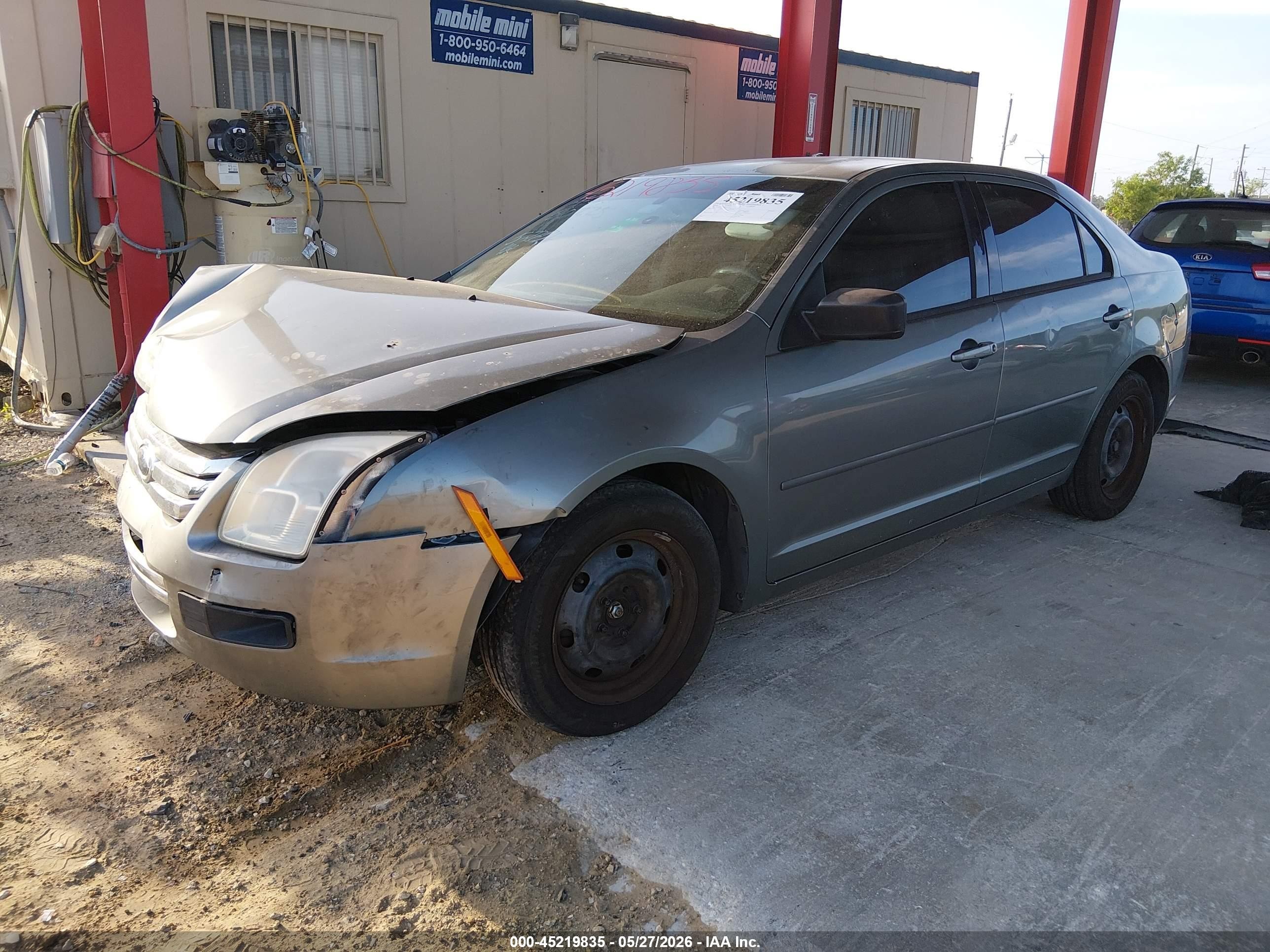 2006 Ford Fusion S Teal vin: 3FAFP06Z46R212703