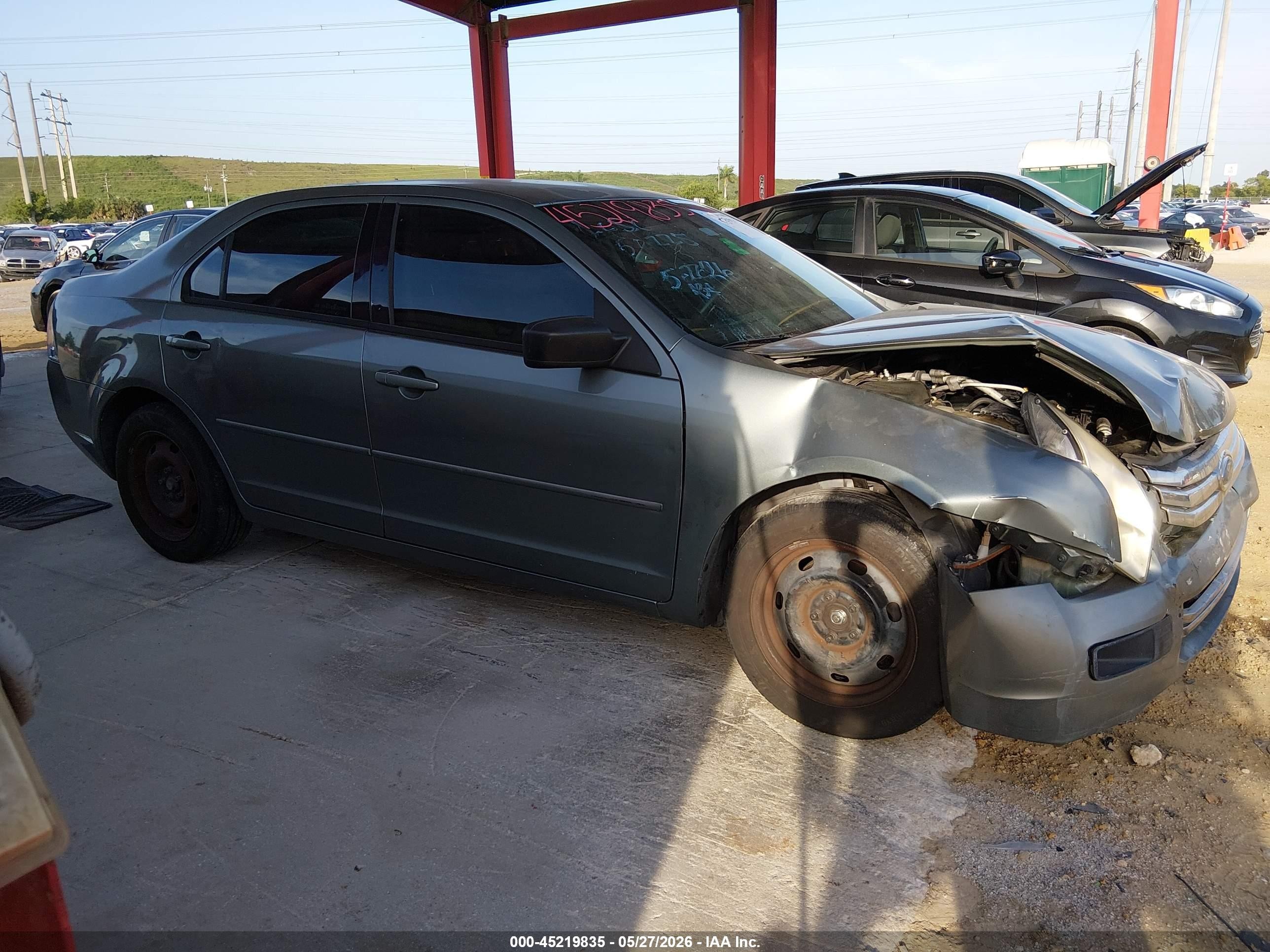 2006 Ford Fusion S Teal vin: 3FAFP06Z46R212703