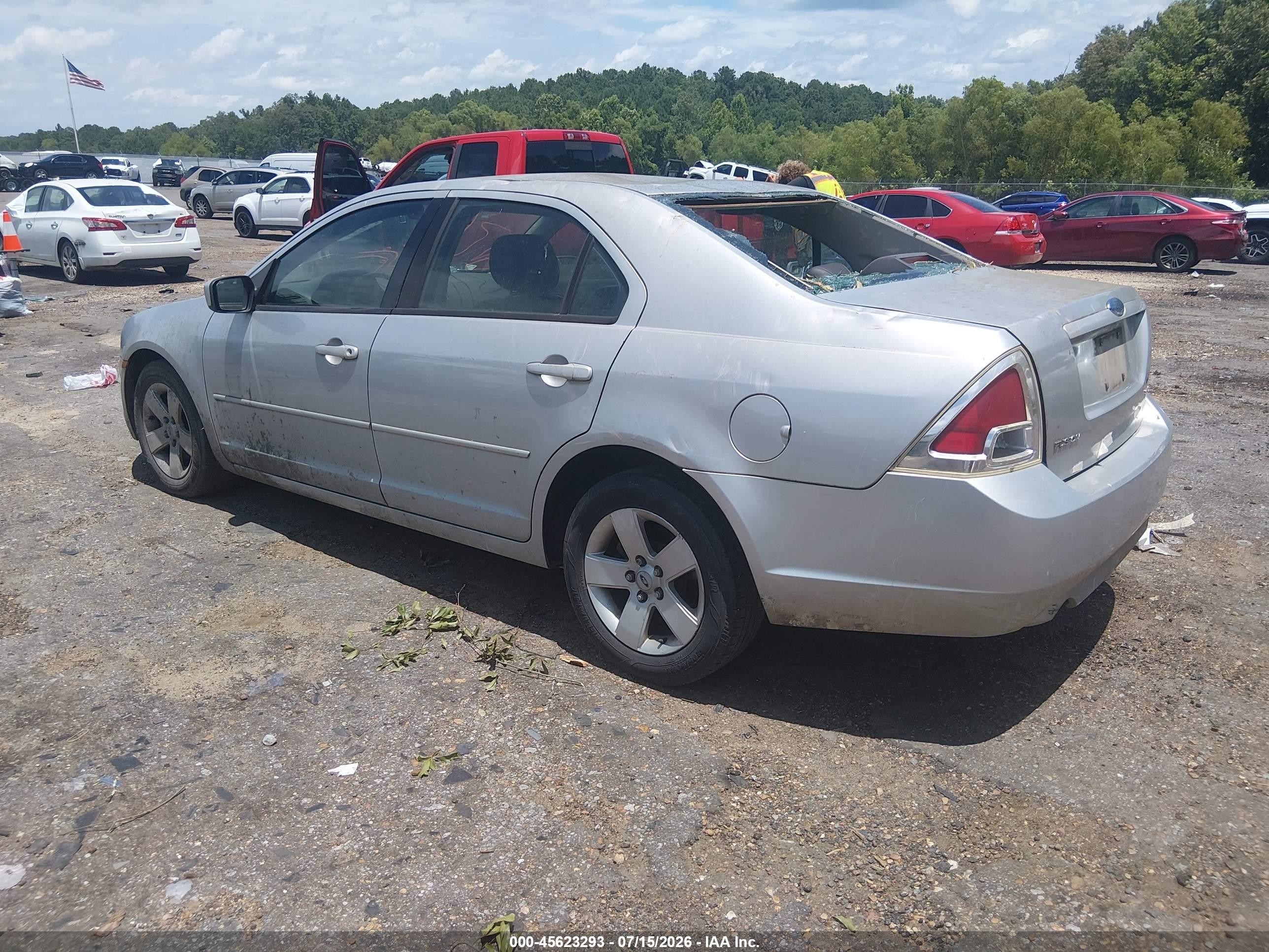 2006 Ford Fusion Se Silver vin: 3FAFP07126R179760