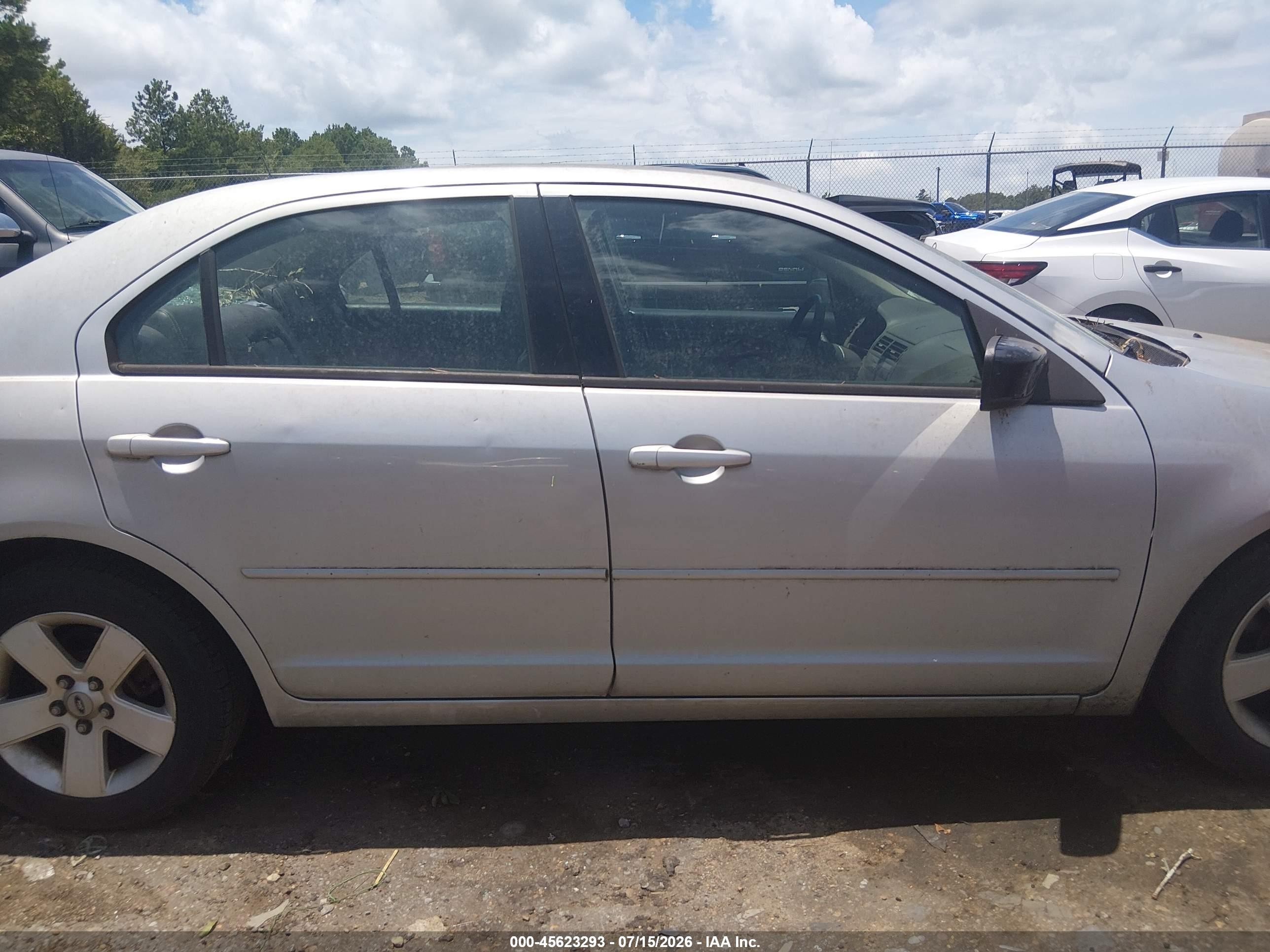 2006 Ford Fusion Se Silver vin: 3FAFP07126R179760