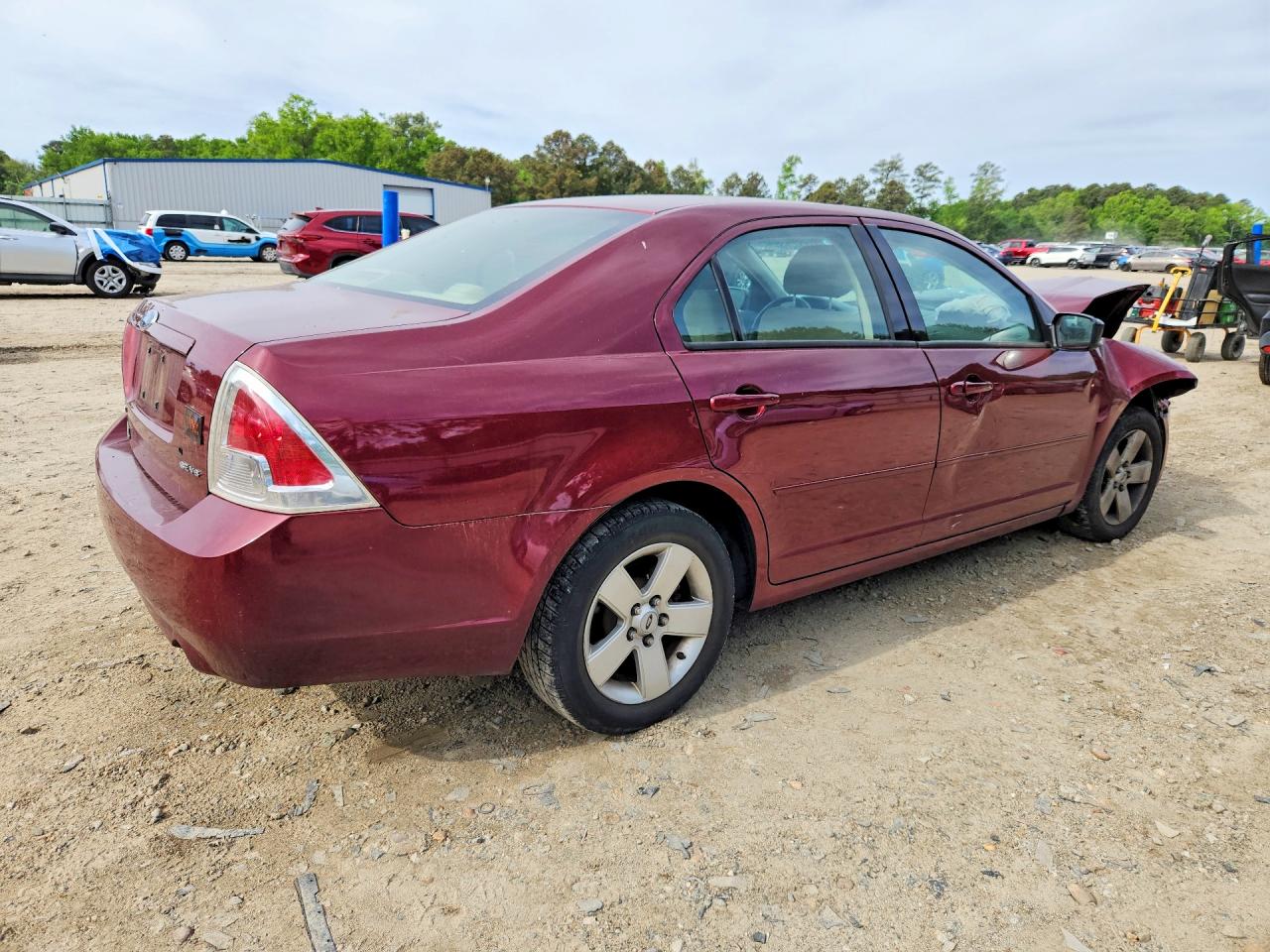 2006 Ford Fusion Se Maroon vin: 3FAFP07126R208321