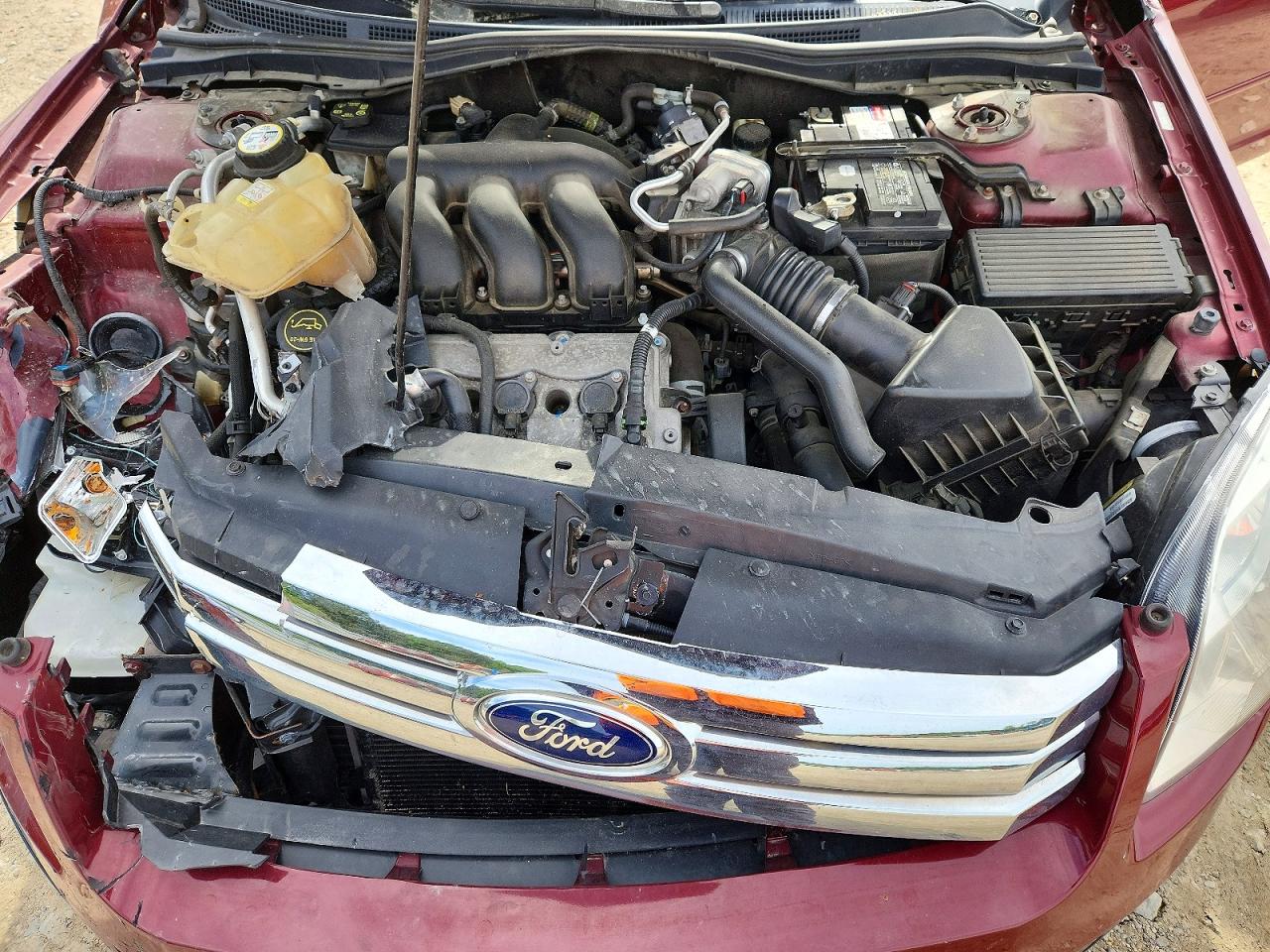 2006 Ford Fusion Se Maroon vin: 3FAFP07126R208321