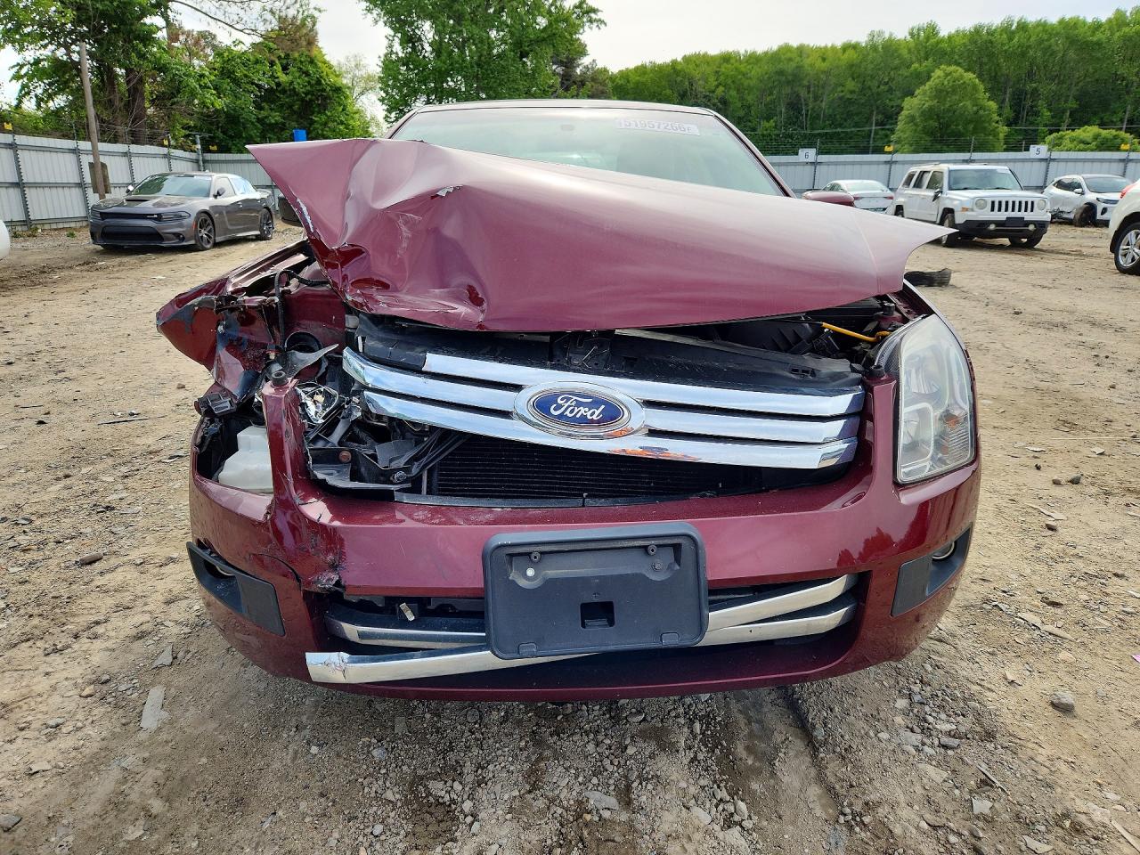 2006 Ford Fusion Se Maroon vin: 3FAFP07126R208321