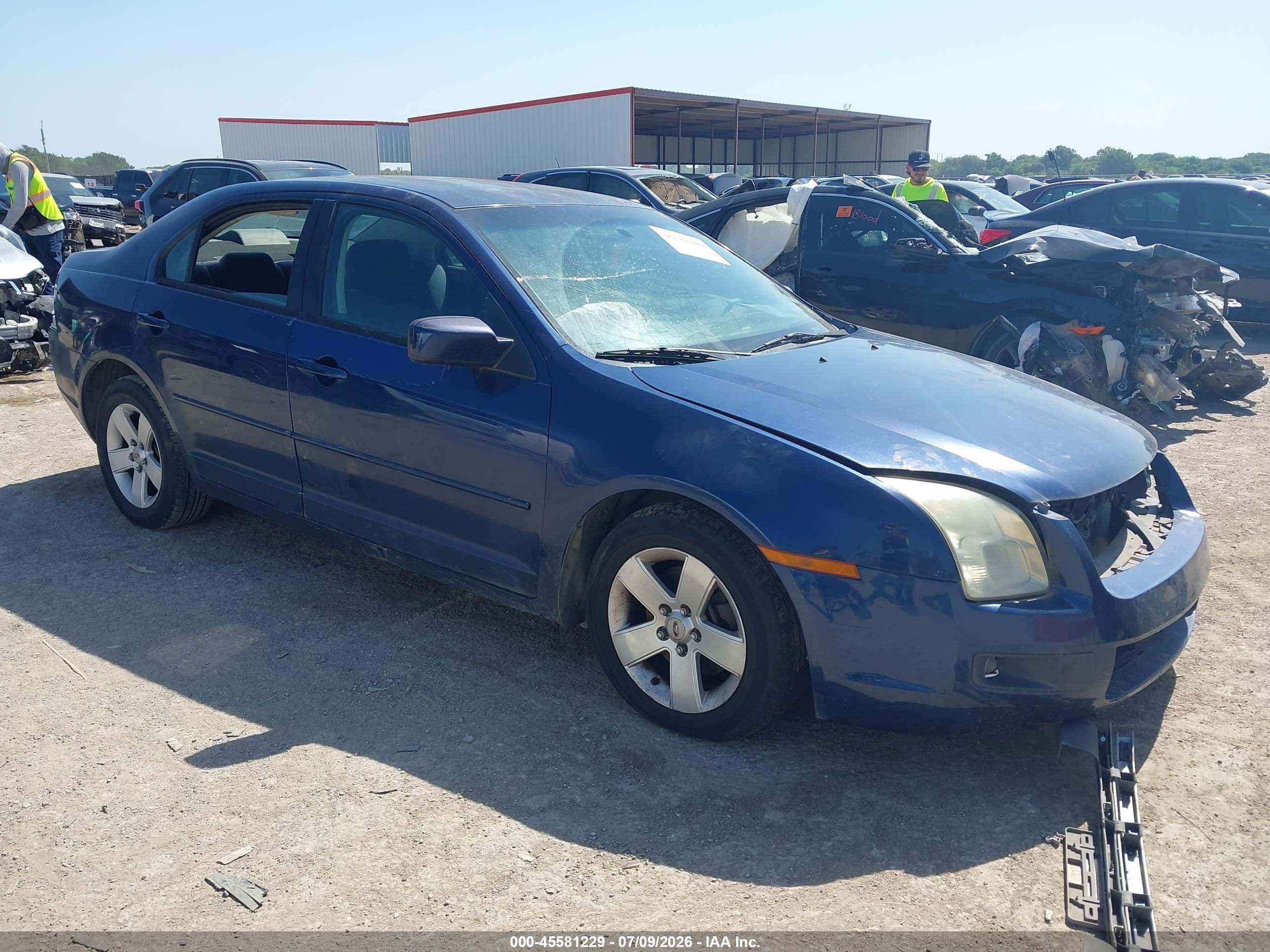 2006 Ford Fusion Se Blue vin: 3FAFP07126R233218