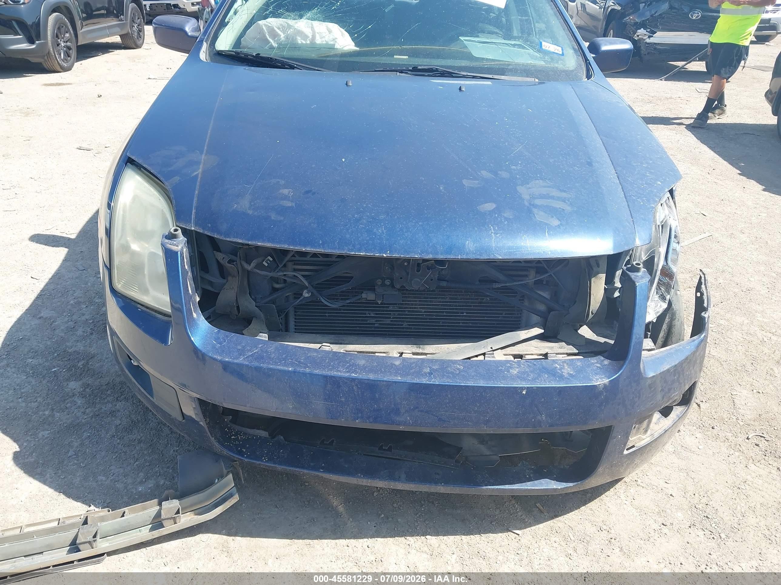 2006 Ford Fusion Se Blue vin: 3FAFP07126R233218