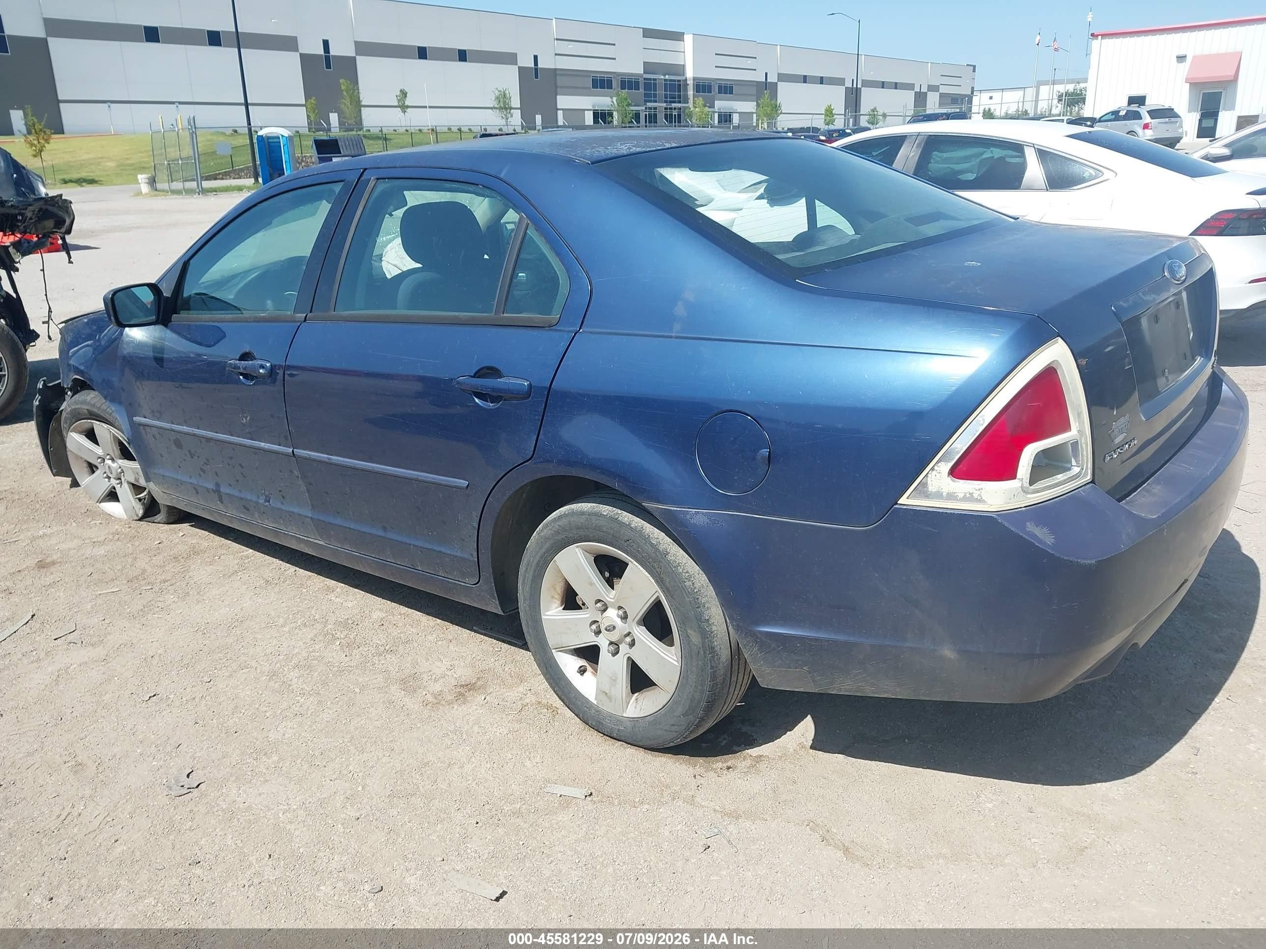 2006 Ford Fusion Se Blue vin: 3FAFP07126R233218