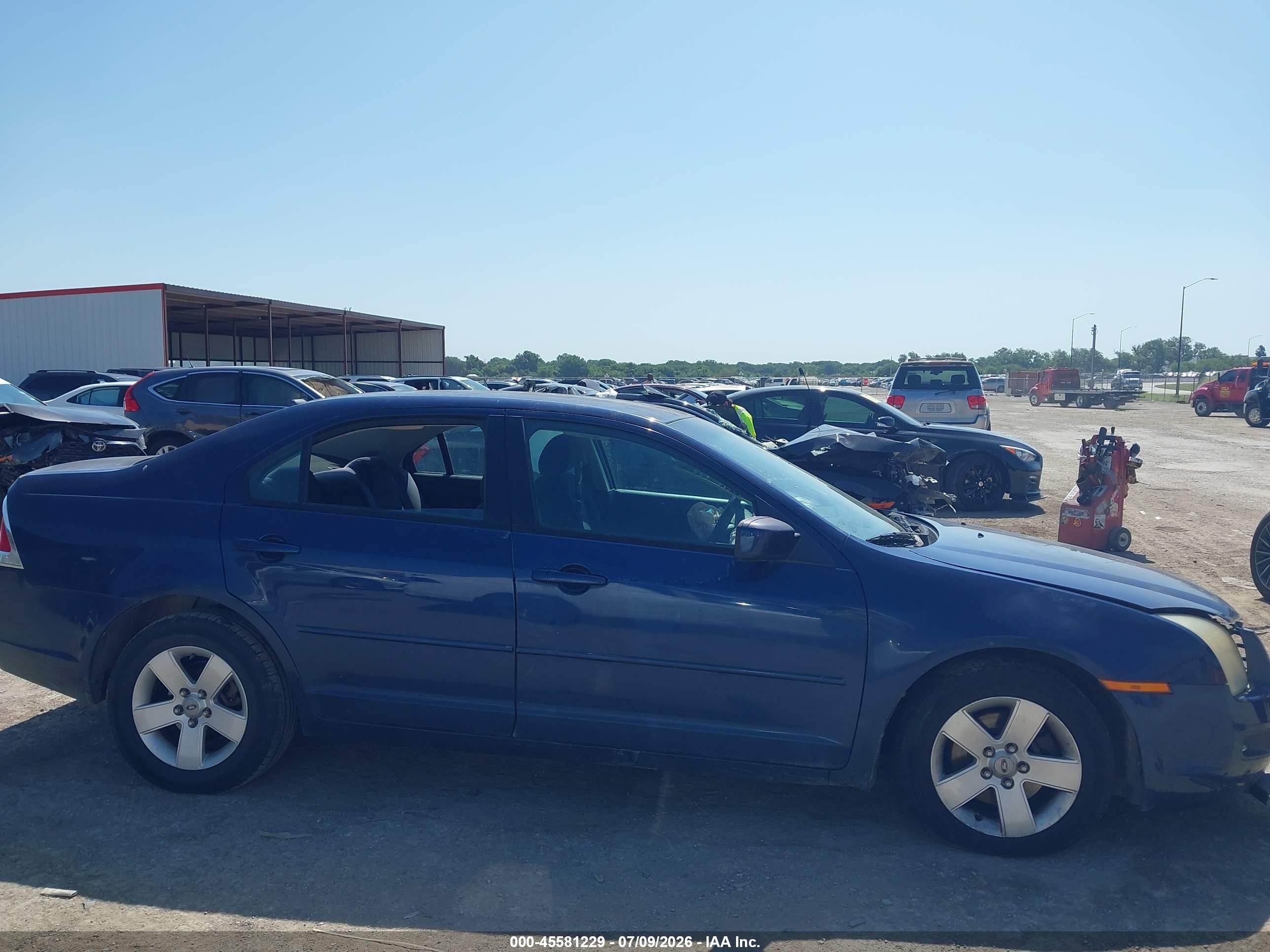 2006 Ford Fusion Se Blue vin: 3FAFP07126R233218