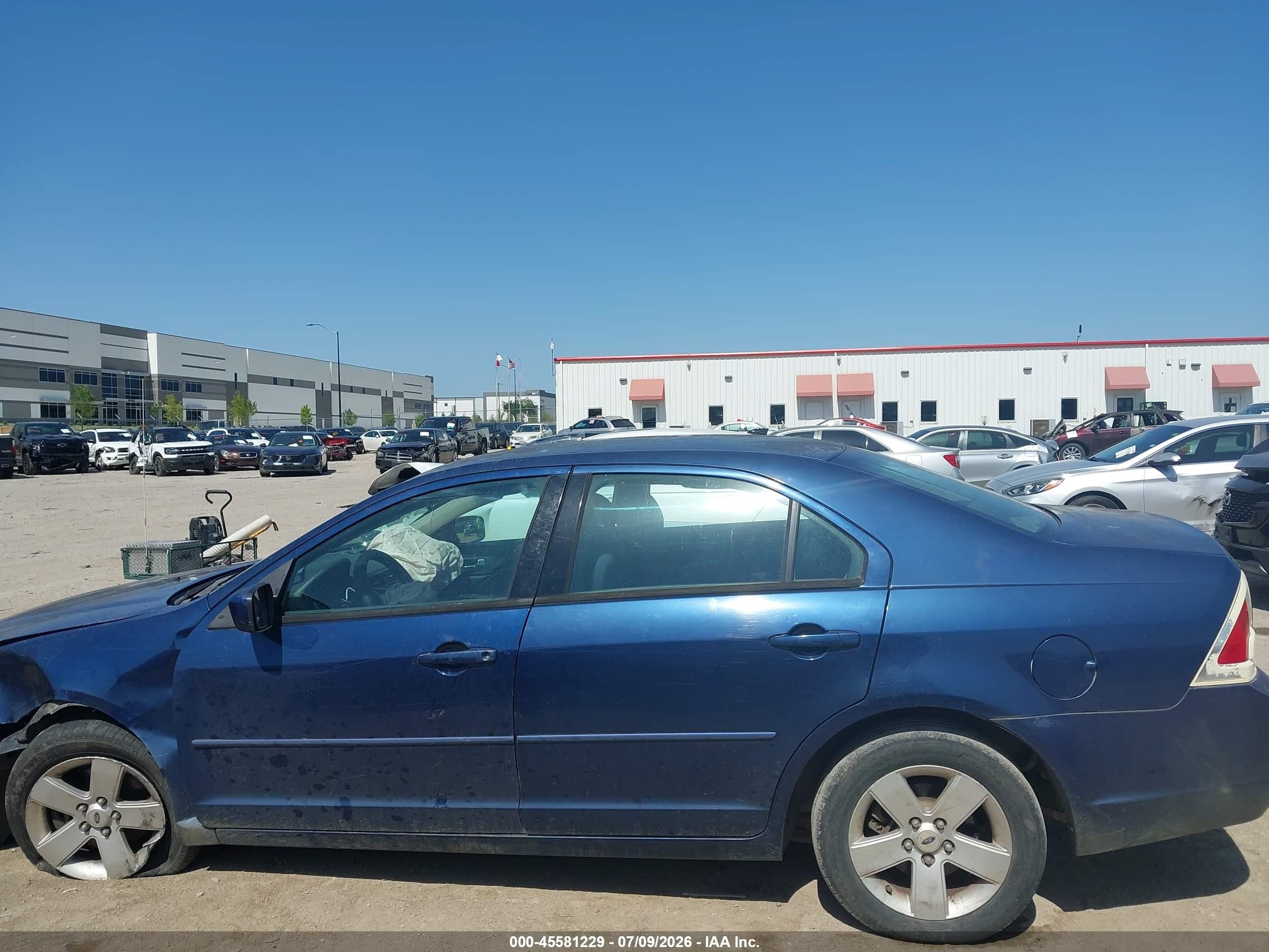 2006 Ford Fusion Se Blue vin: 3FAFP07126R233218