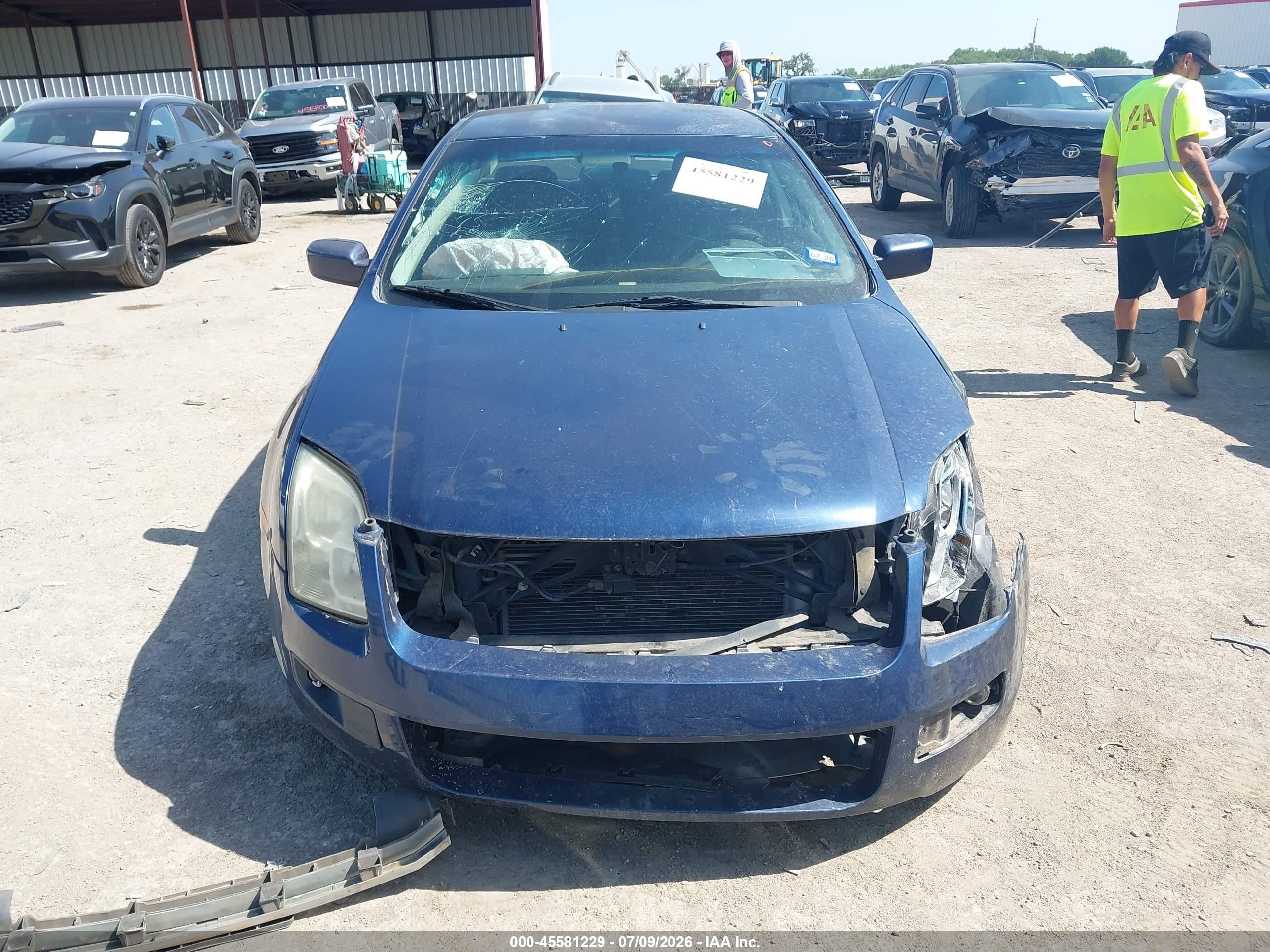 2006 Ford Fusion Se Blue vin: 3FAFP07126R233218