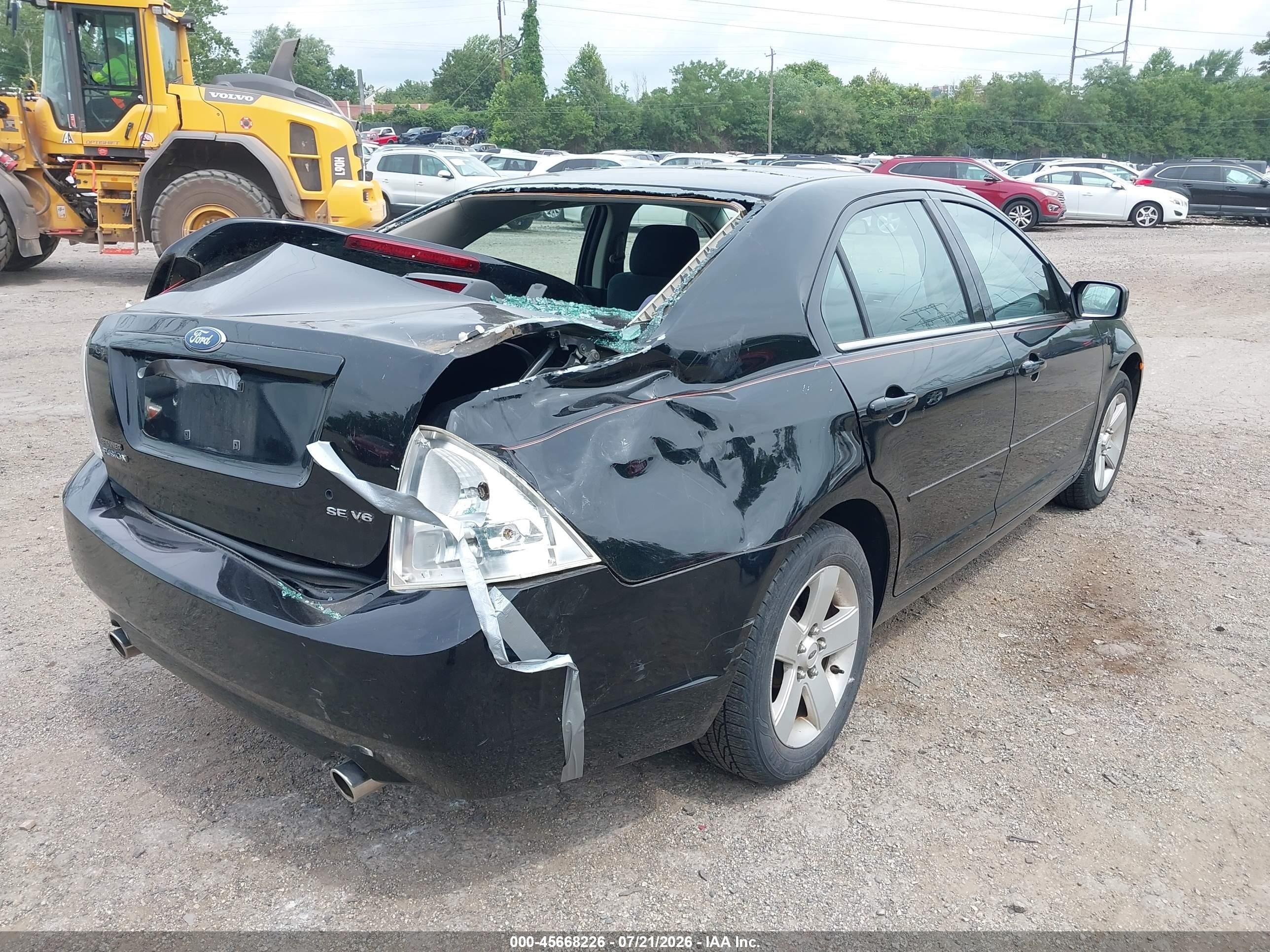 2006 Ford Fusion Se Black vin: 3FAFP07146R142015