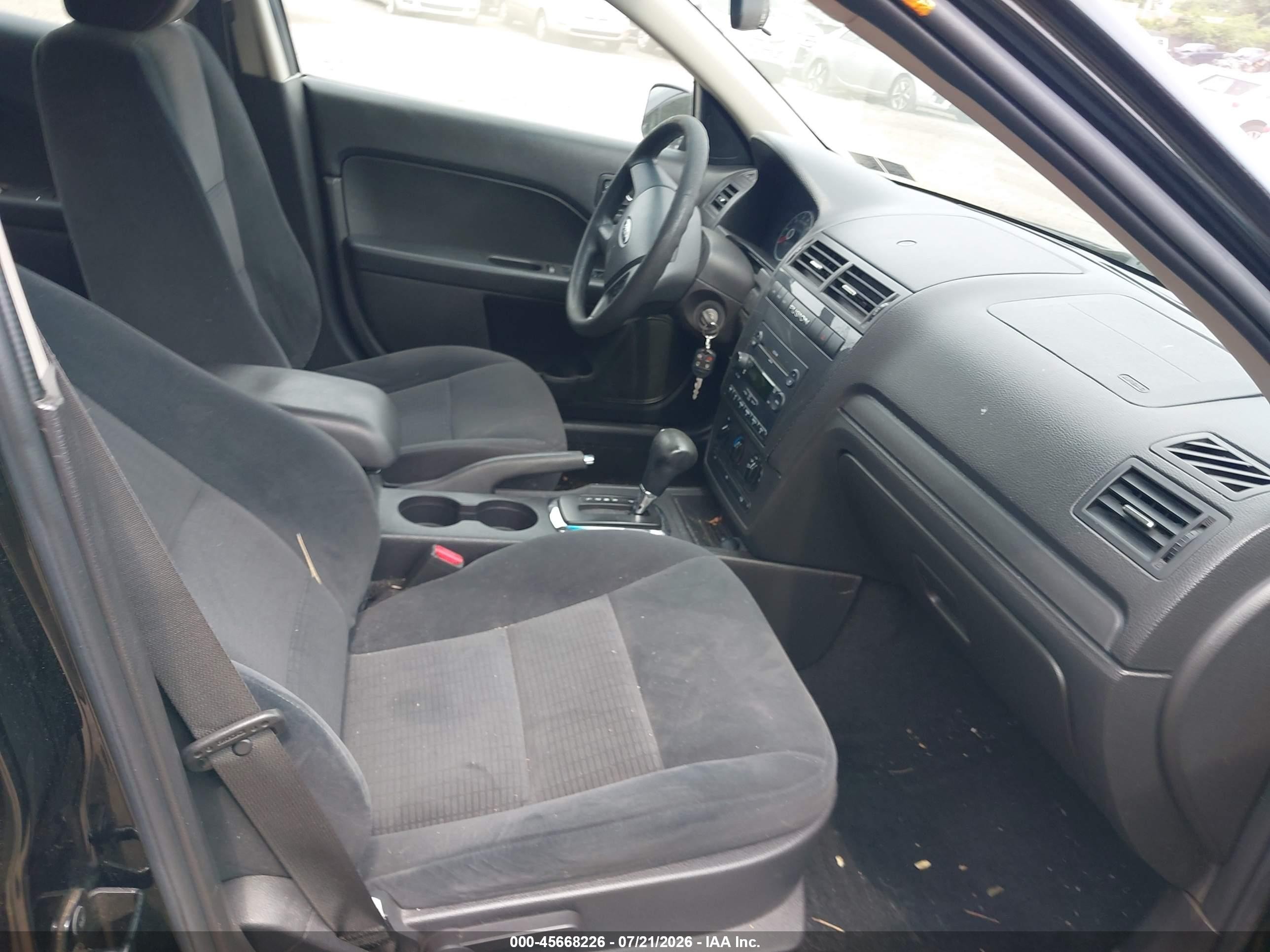 2006 Ford Fusion Se Black vin: 3FAFP07146R142015